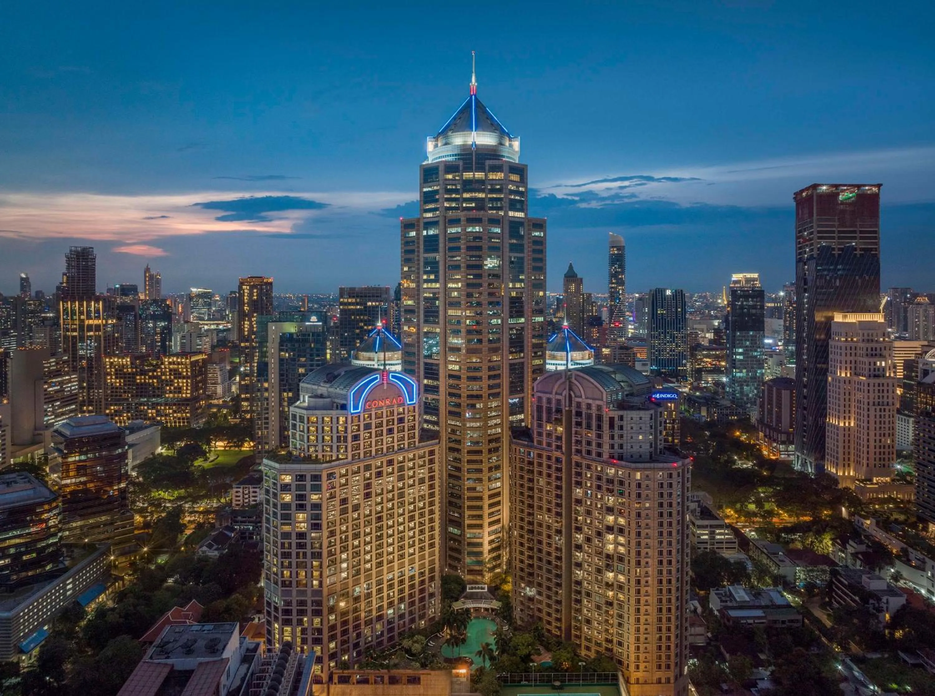 Property building in Conrad Bangkok Residences