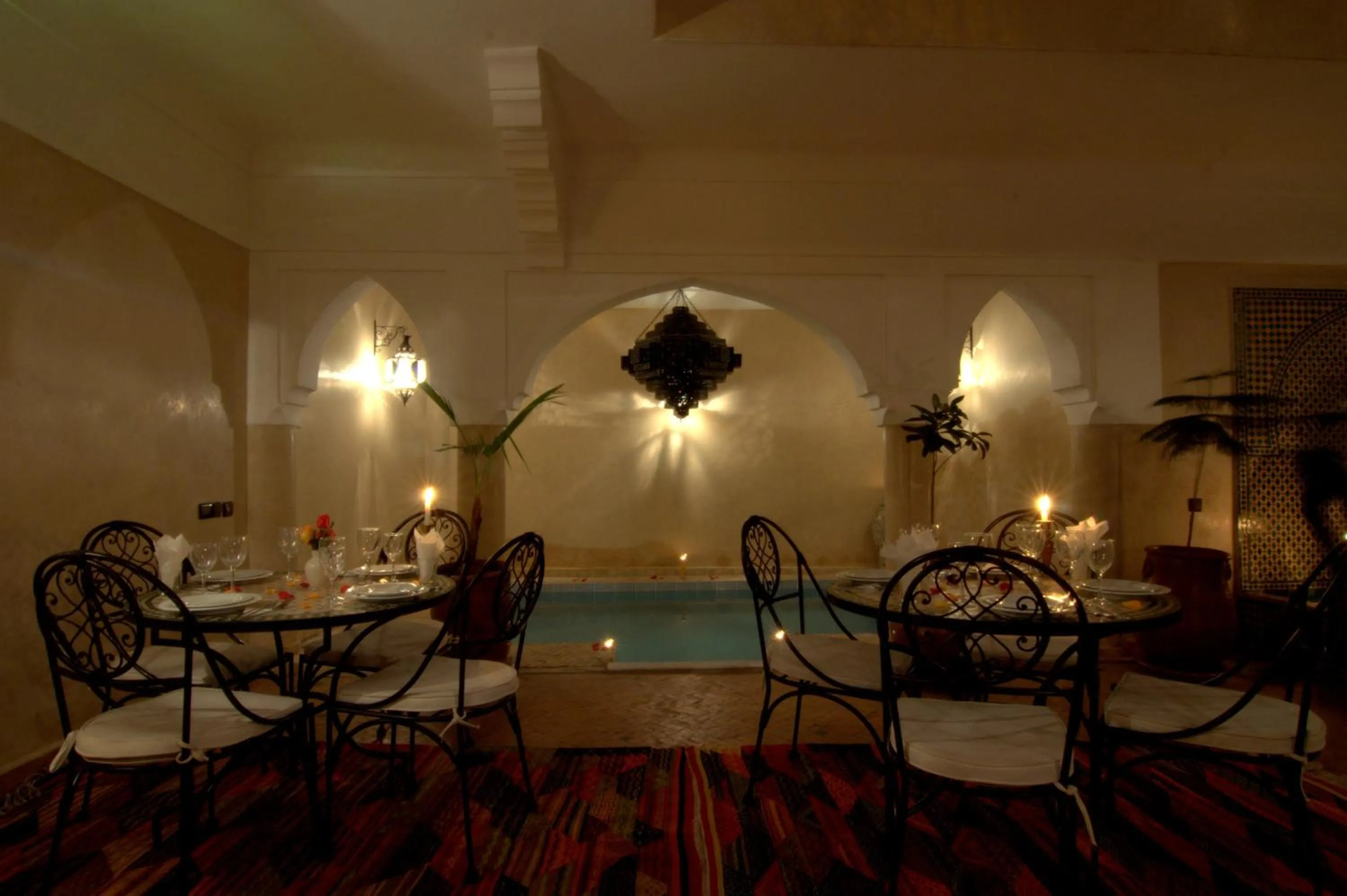 Dining area in Riad Imilchil