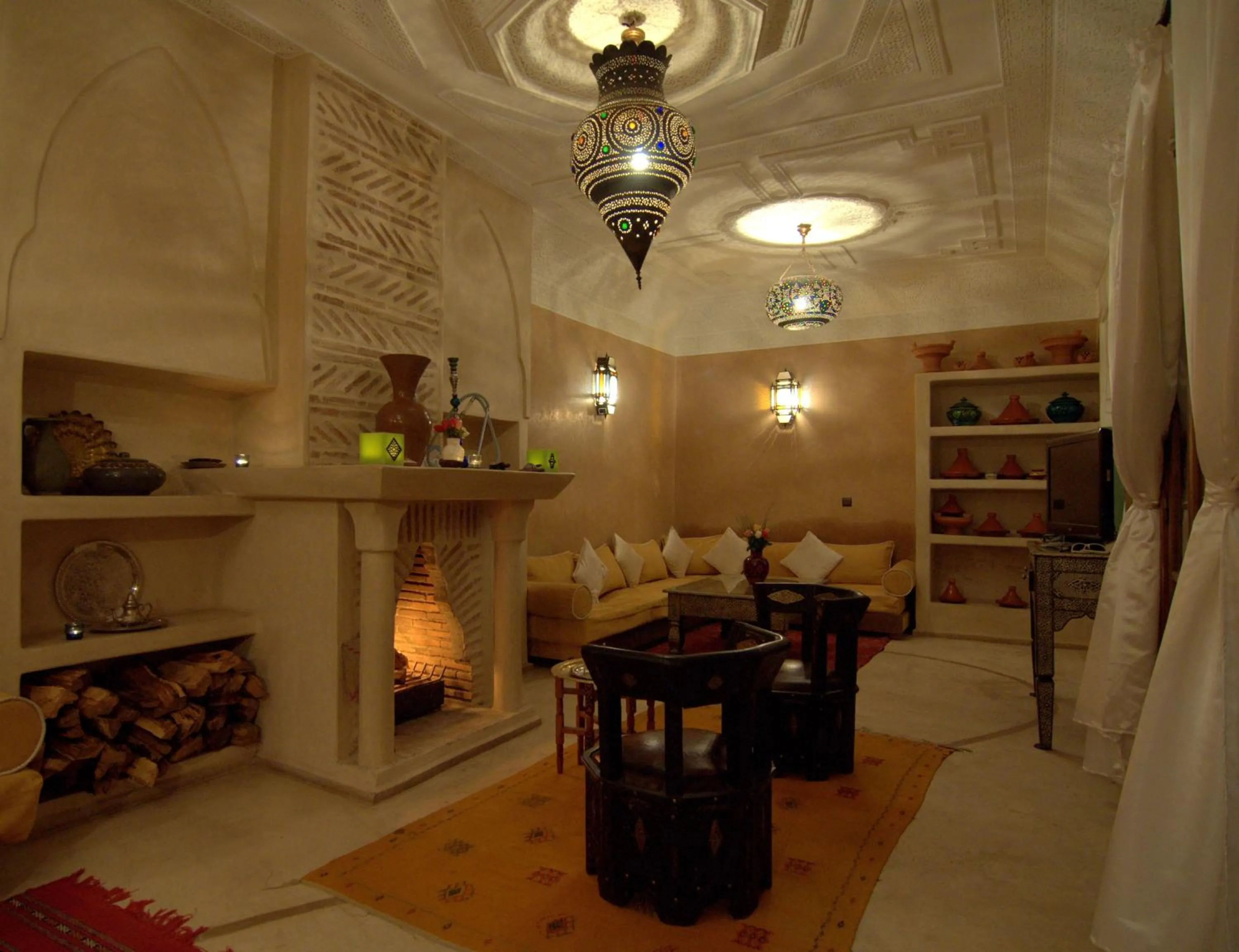 Living room in Riad Imilchil