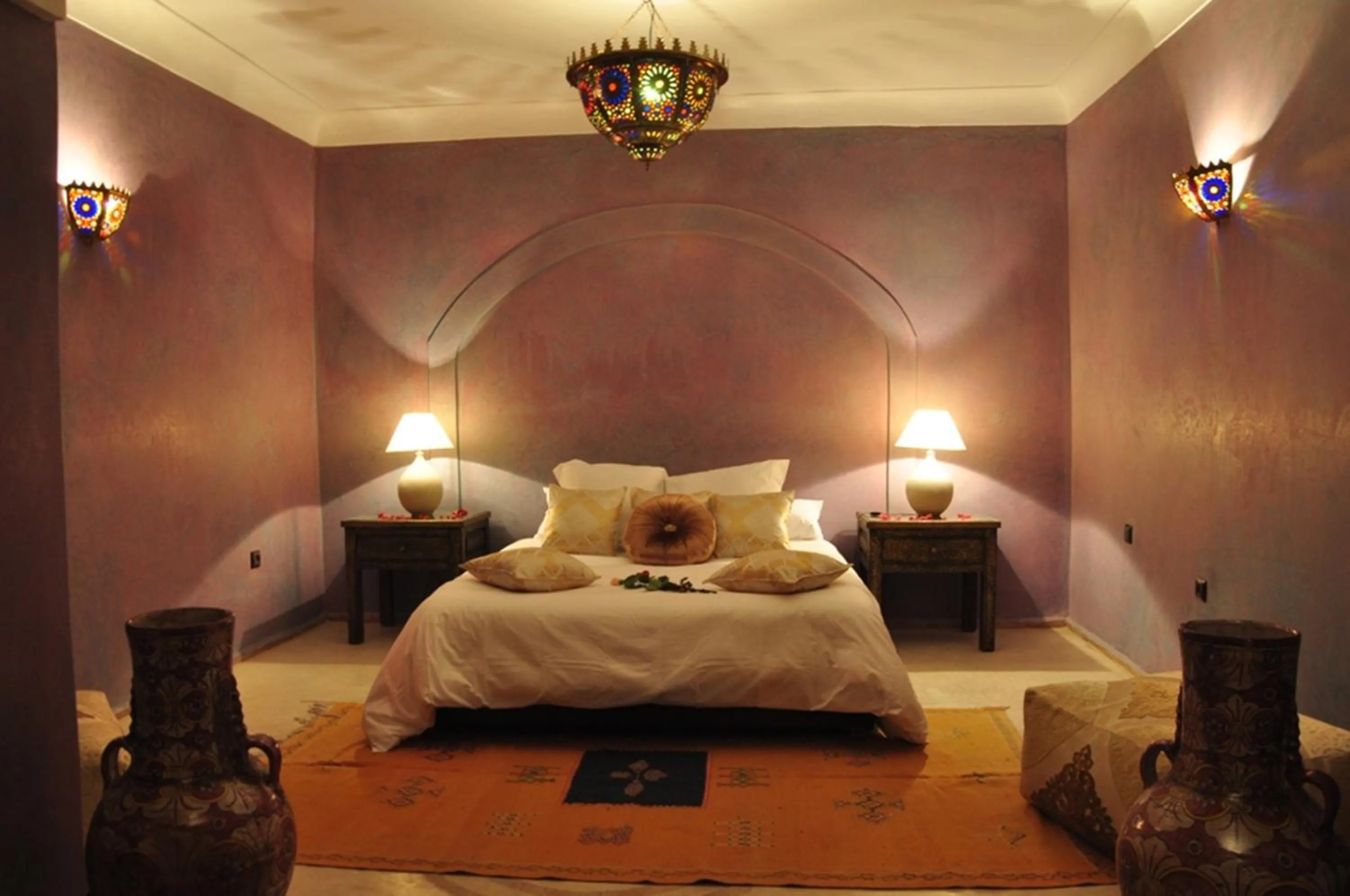 Bed in Riad Imilchil