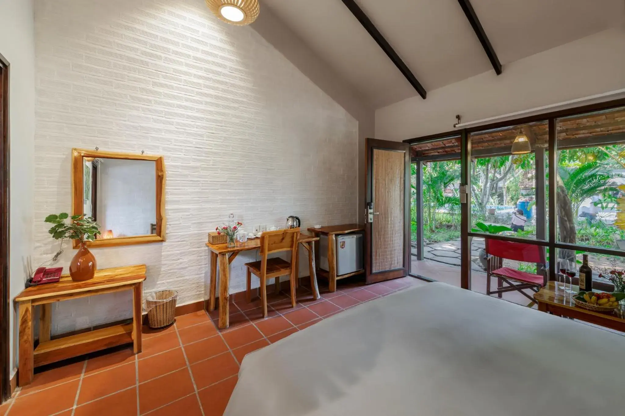 View (from property/room), Bed in An Nhien Retreat Phu Quoc with Yoga Daily & Beach access View (from property/room), Bed in An Nhien Retreat Phu Quoc with Yoga Daily & Beach access