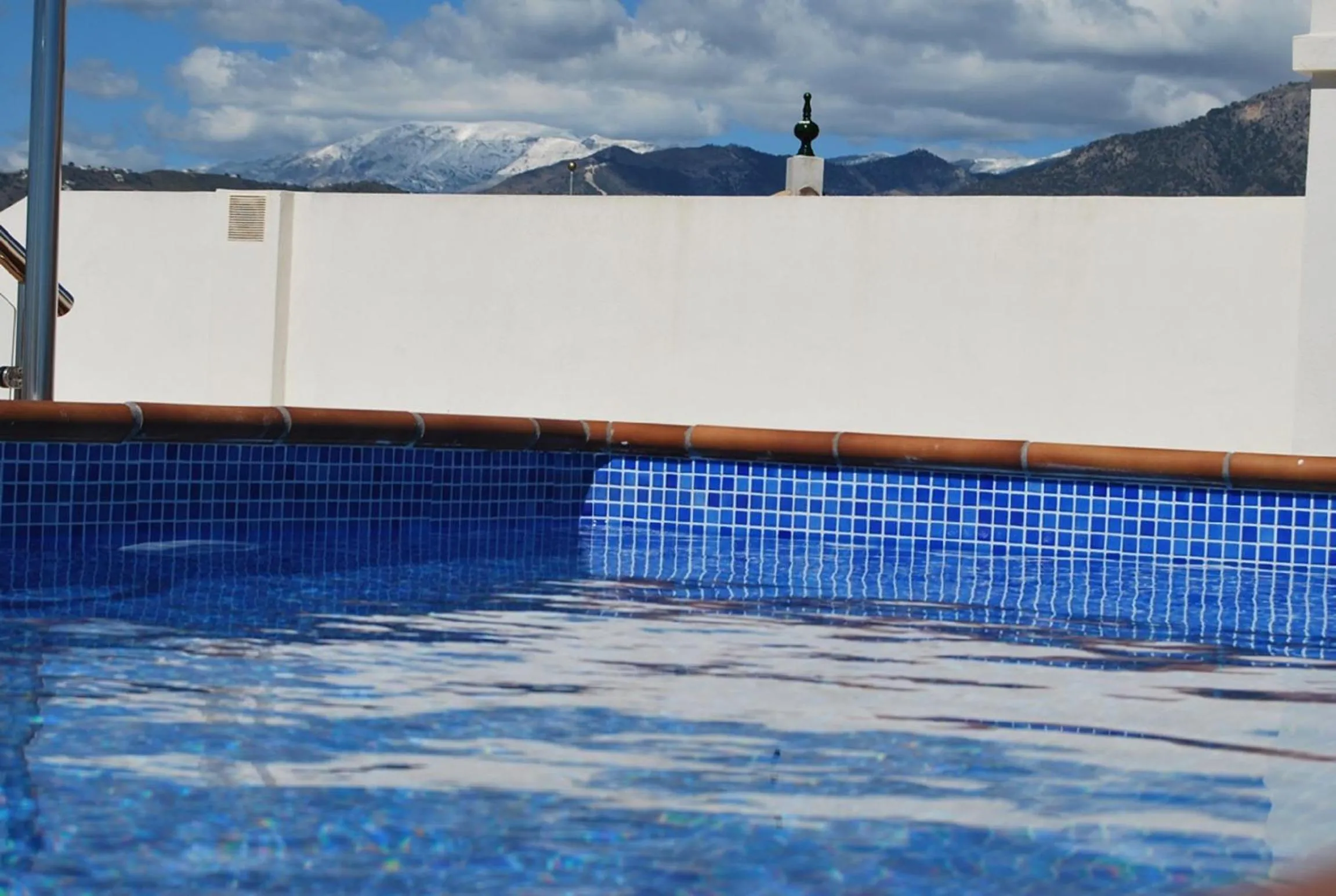 Swimming pool in Apartamentos Plaza
