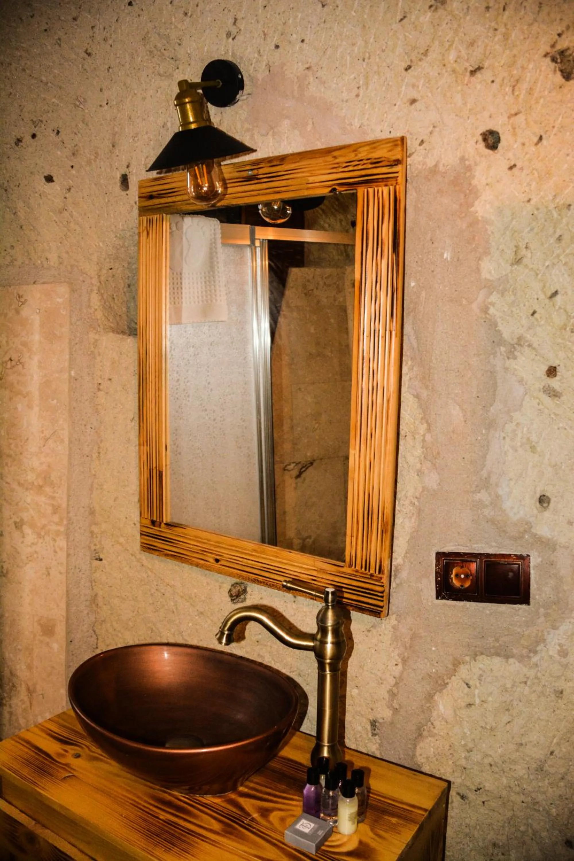 Bathroom in Cappadocia Ennar Cave Swimming Pool Hot & SPA