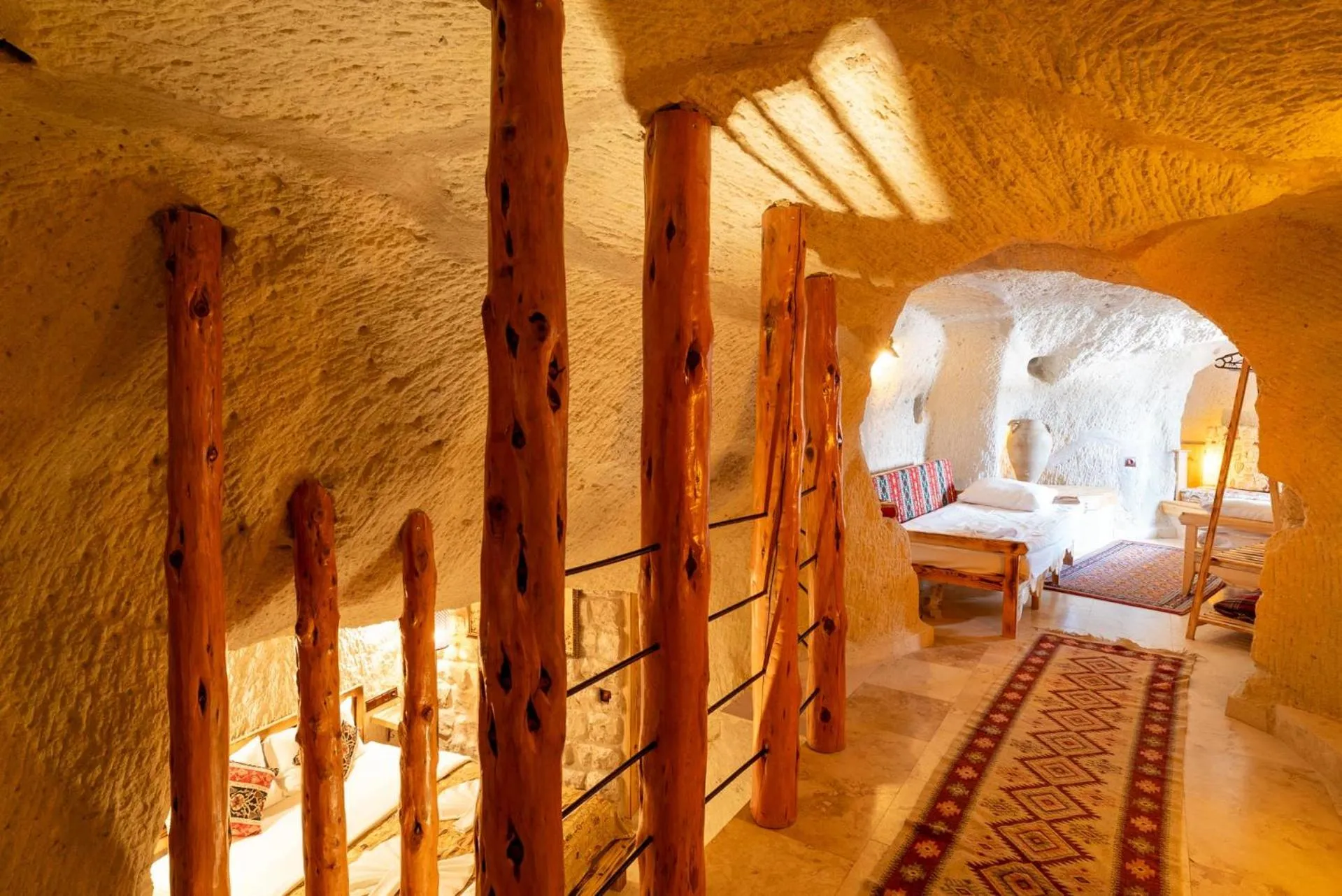 Bed in Cappadocia Ennar Cave Swimming Pool Hot & SPA