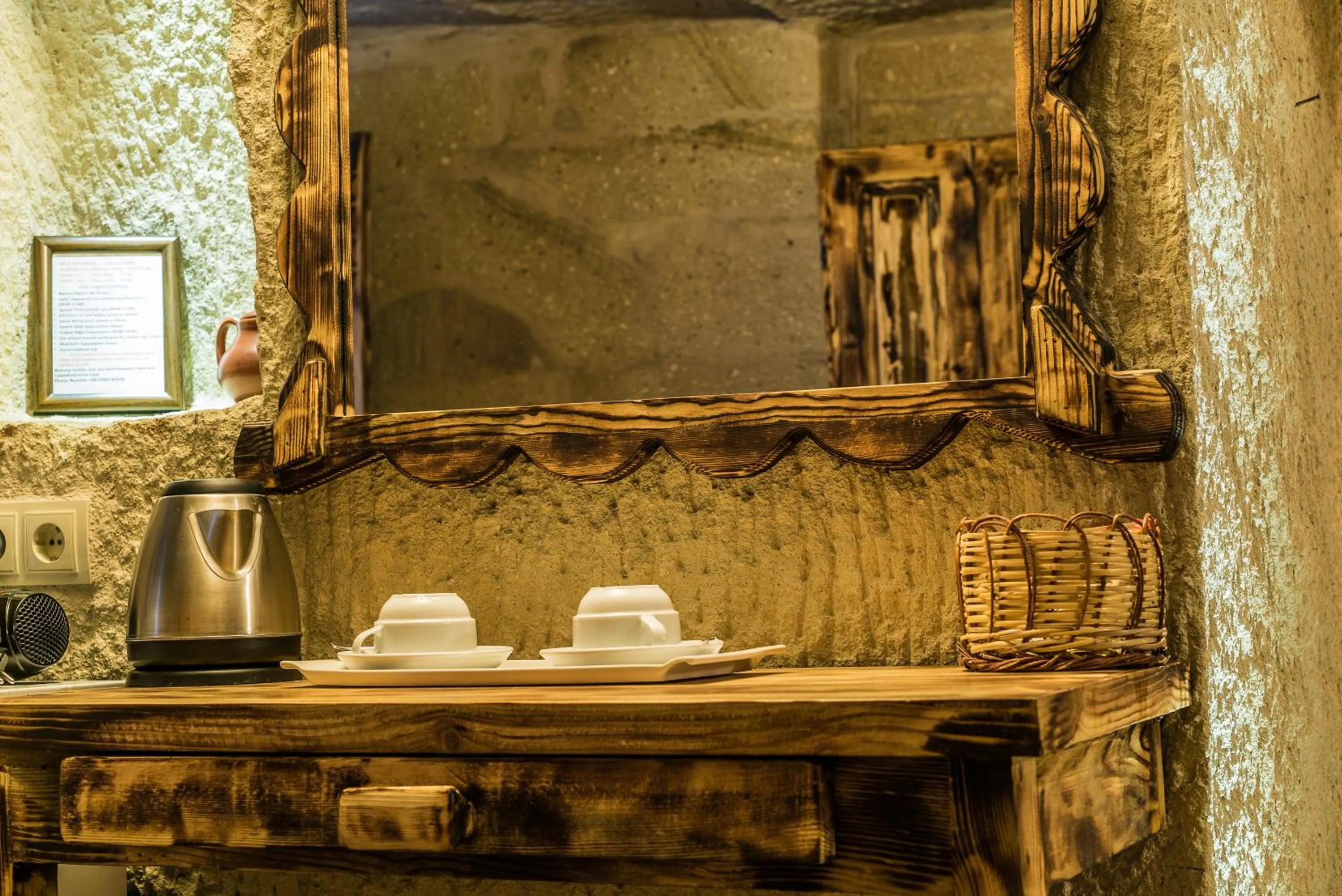 Coffee/tea facilities in Cappadocia Ennar Cave Swimming Pool Hot & SPA