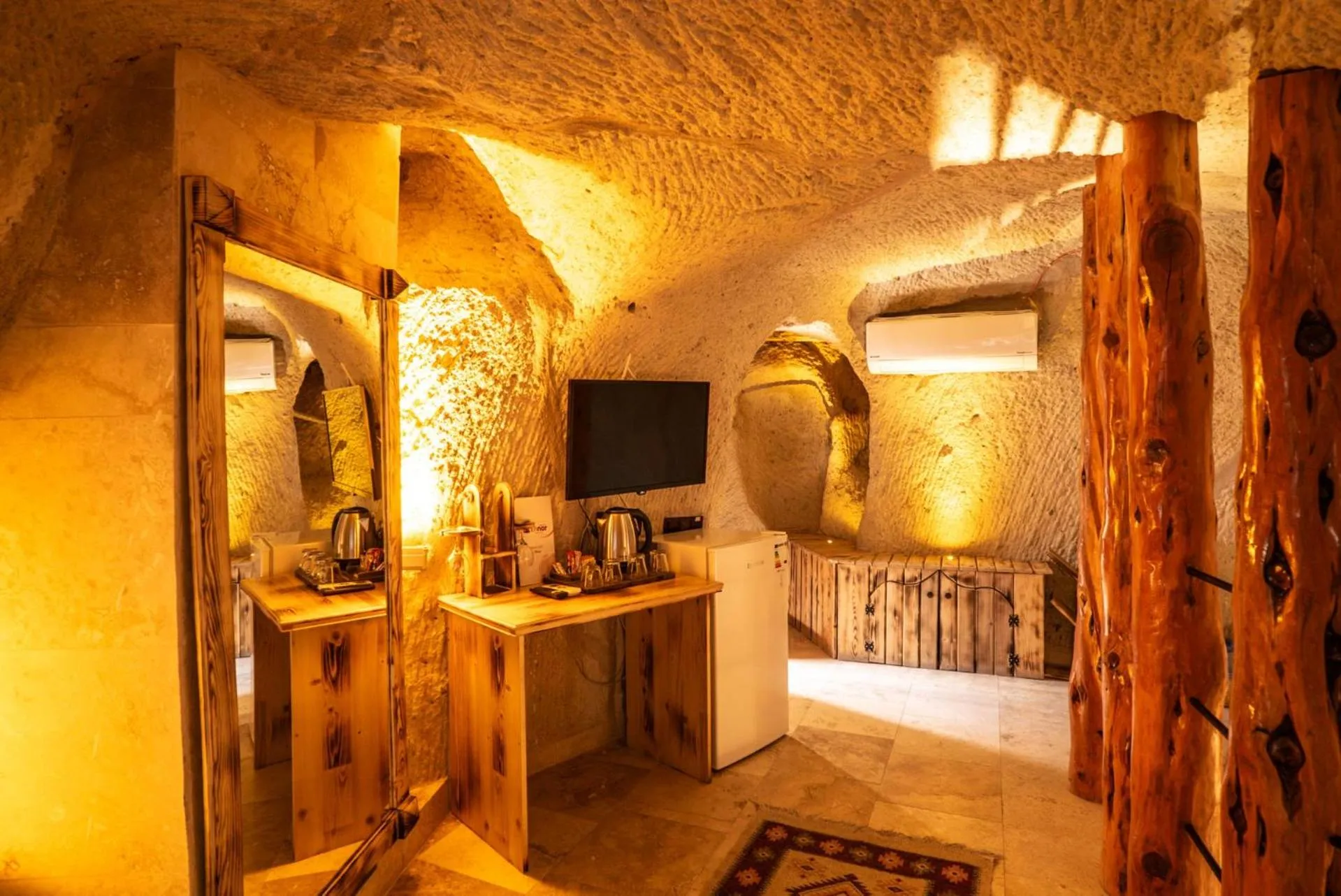 Bedroom in Cappadocia Ennar Cave Swimming Pool Hot & SPA