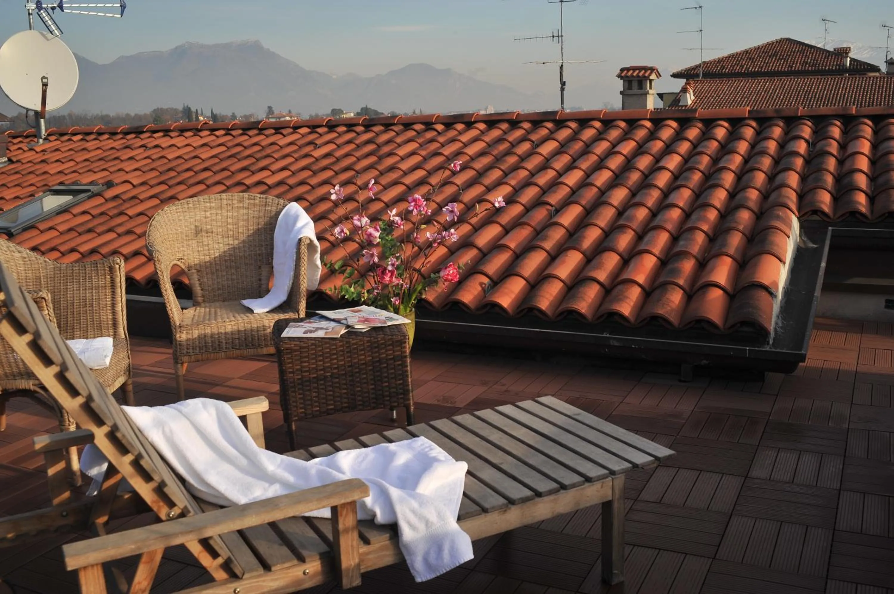 Balcony/Terrace in Bed & Breakfast Vieulif