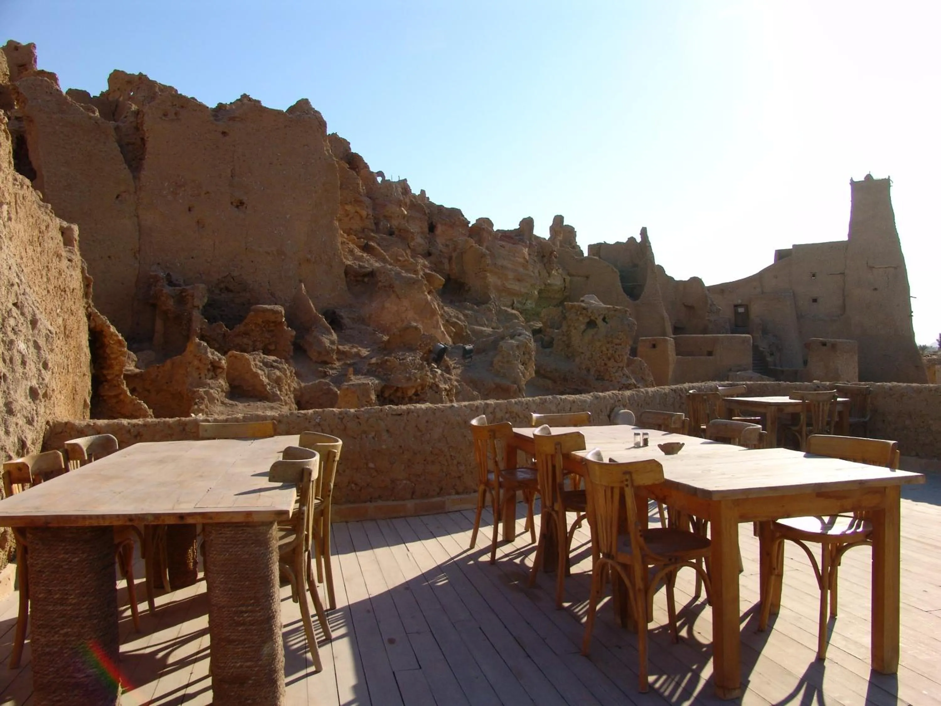 Balcony/Terrace in Albabenshal Lodge Siwa