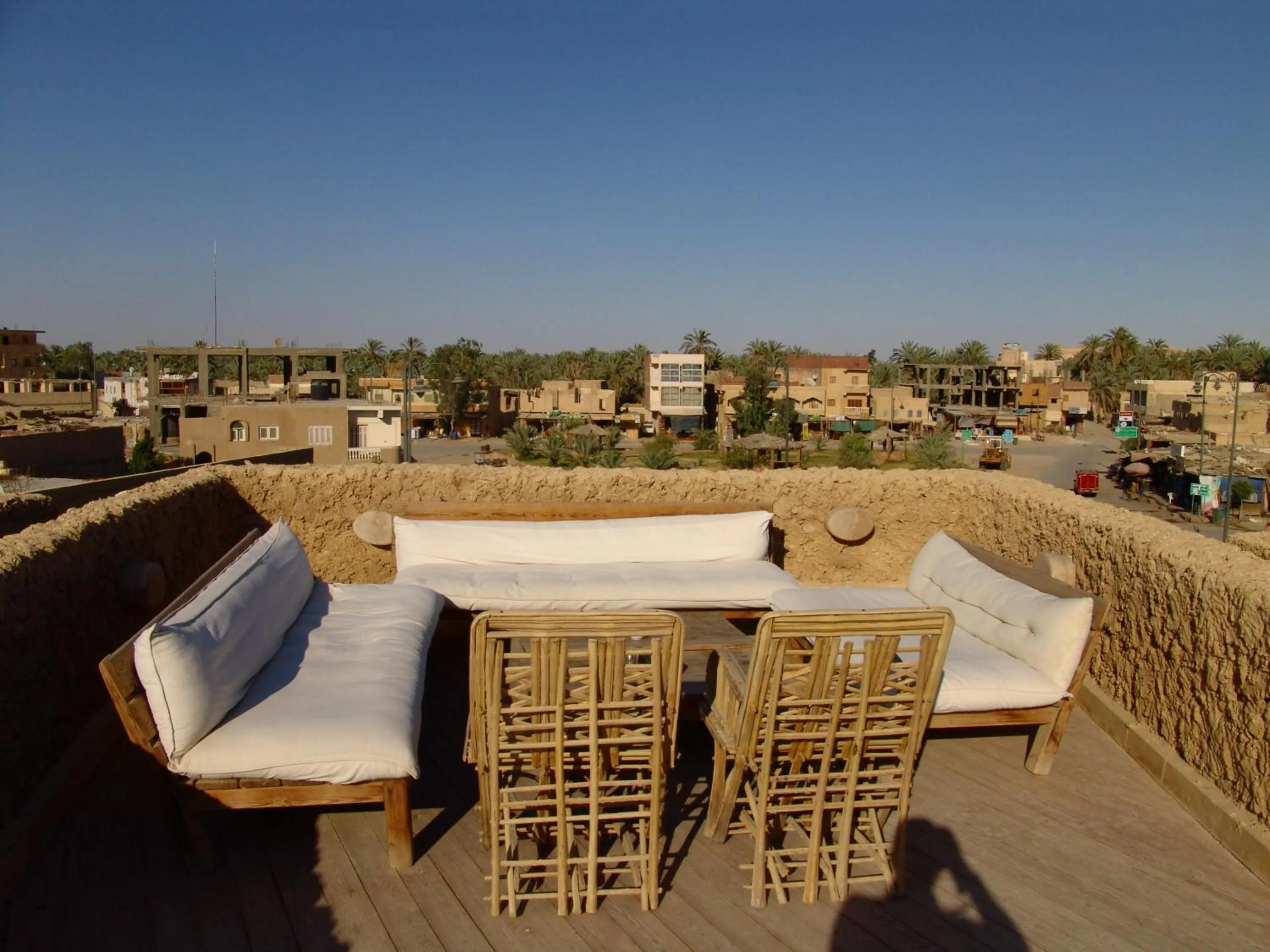 Balcony/Terrace in Albabenshal Lodge Siwa