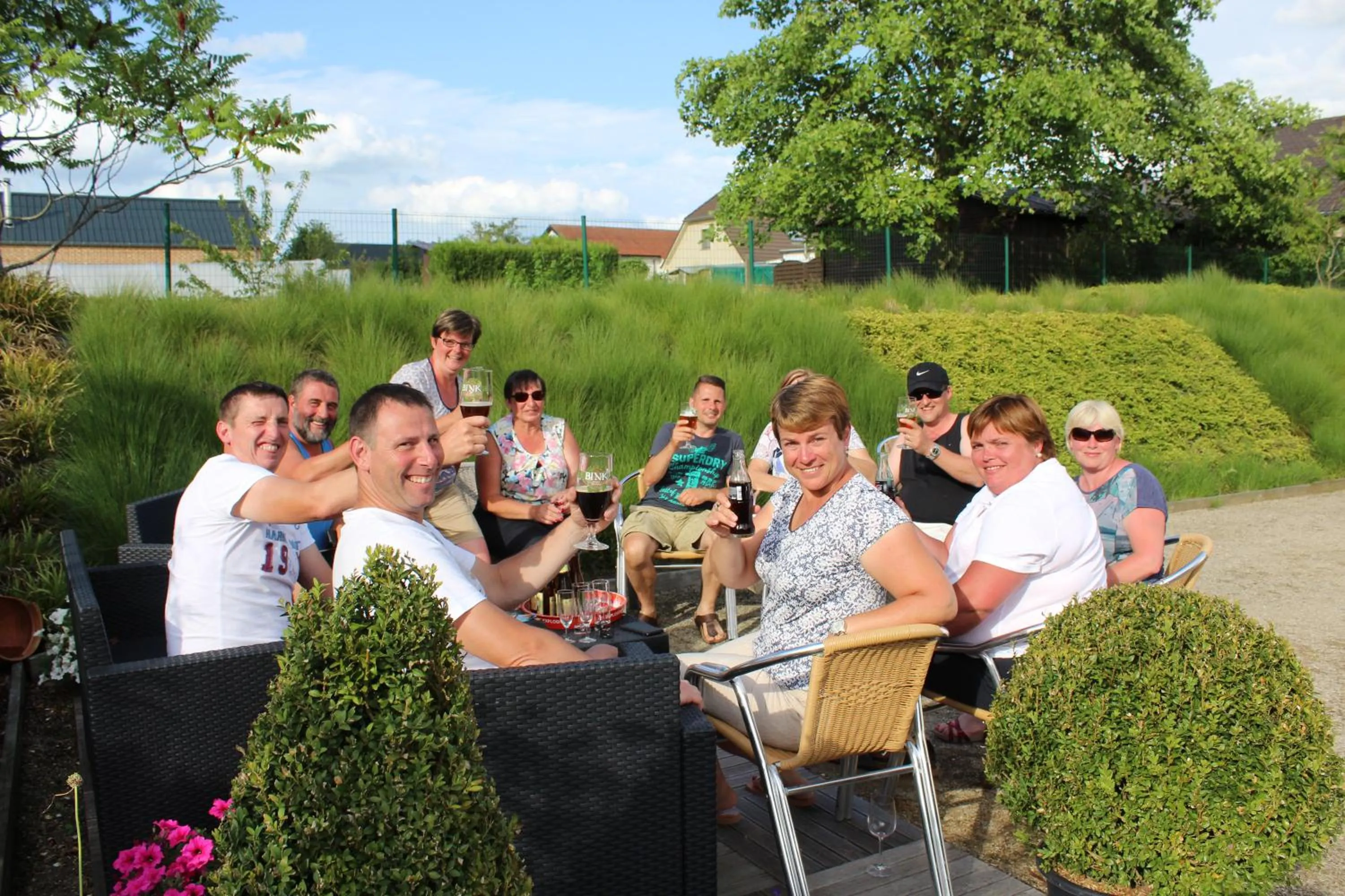 Garden in B&B De Vroling