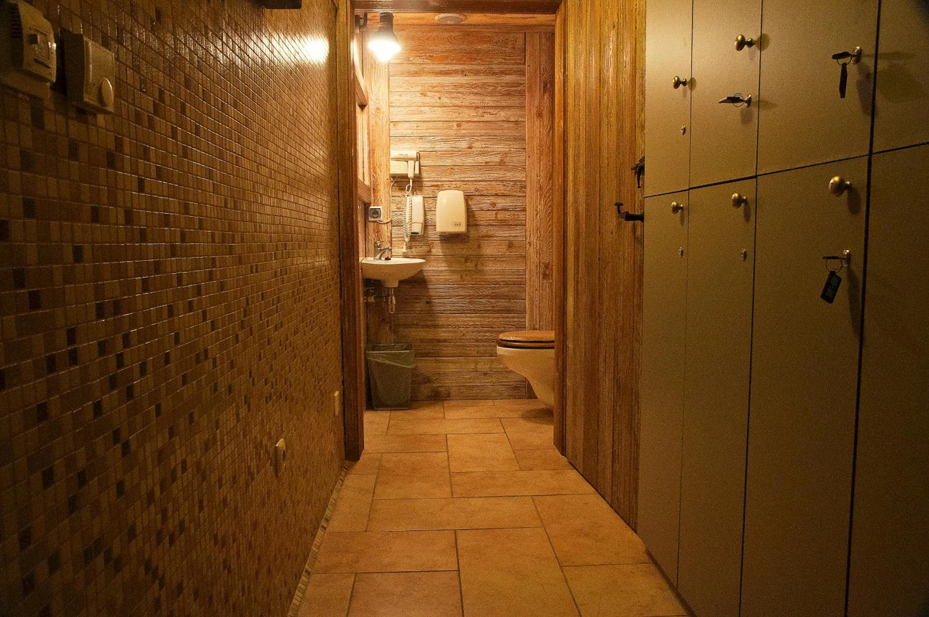 Steam room in Willa Koba