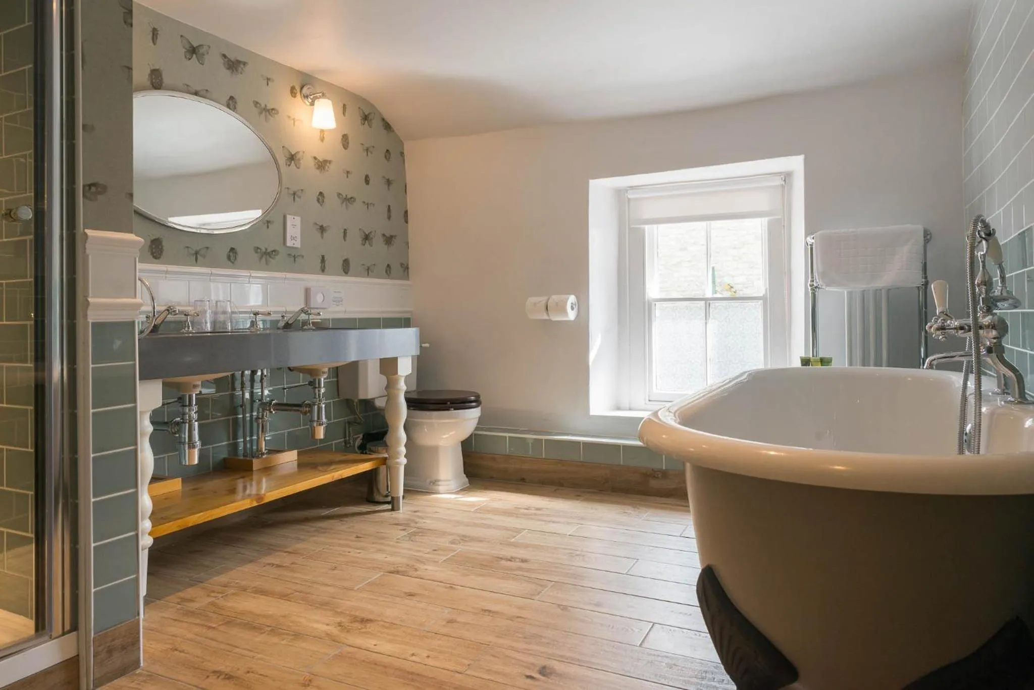 Bathroom in The Horse and Farrier Inn and The Salutation Inn Threlkeld Keswick