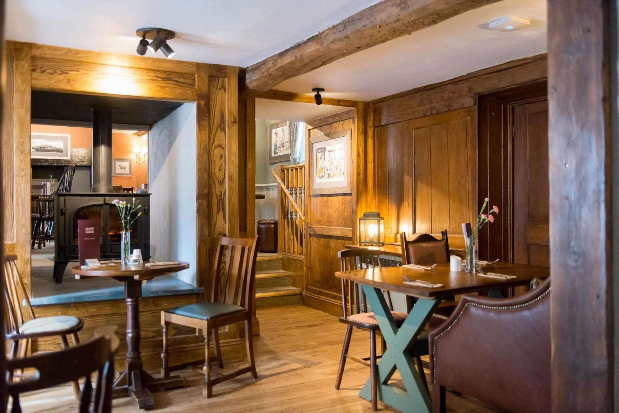 Dining area in The Horse and Farrier Inn and The Salutation Inn Threlkeld Keswick