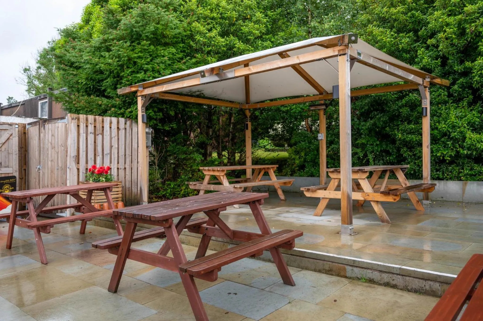 Garden in The Horse and Farrier Inn and The Salutation Inn Threlkeld Keswick