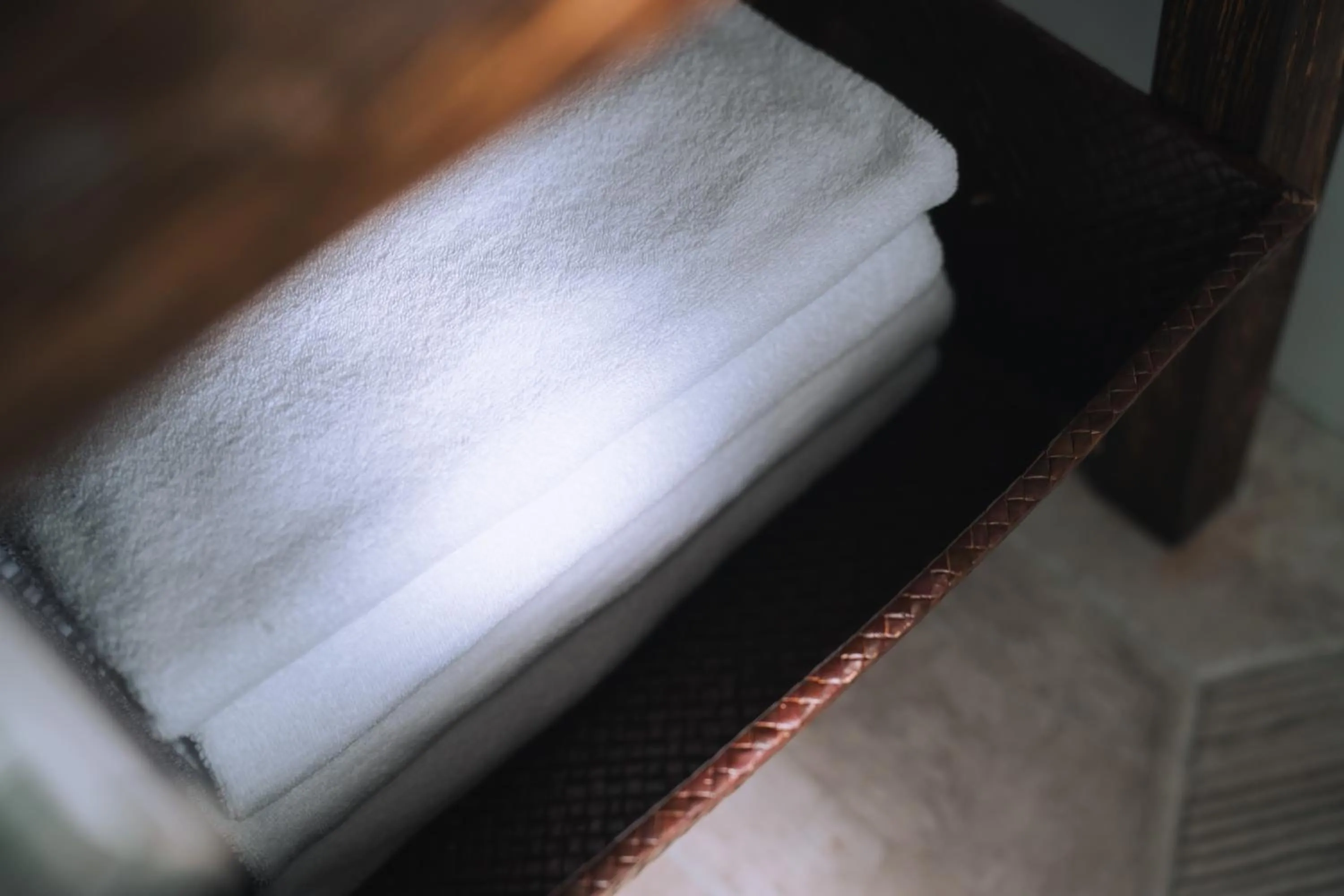 towels, Bed in Blue Steak Wonder Nagahama