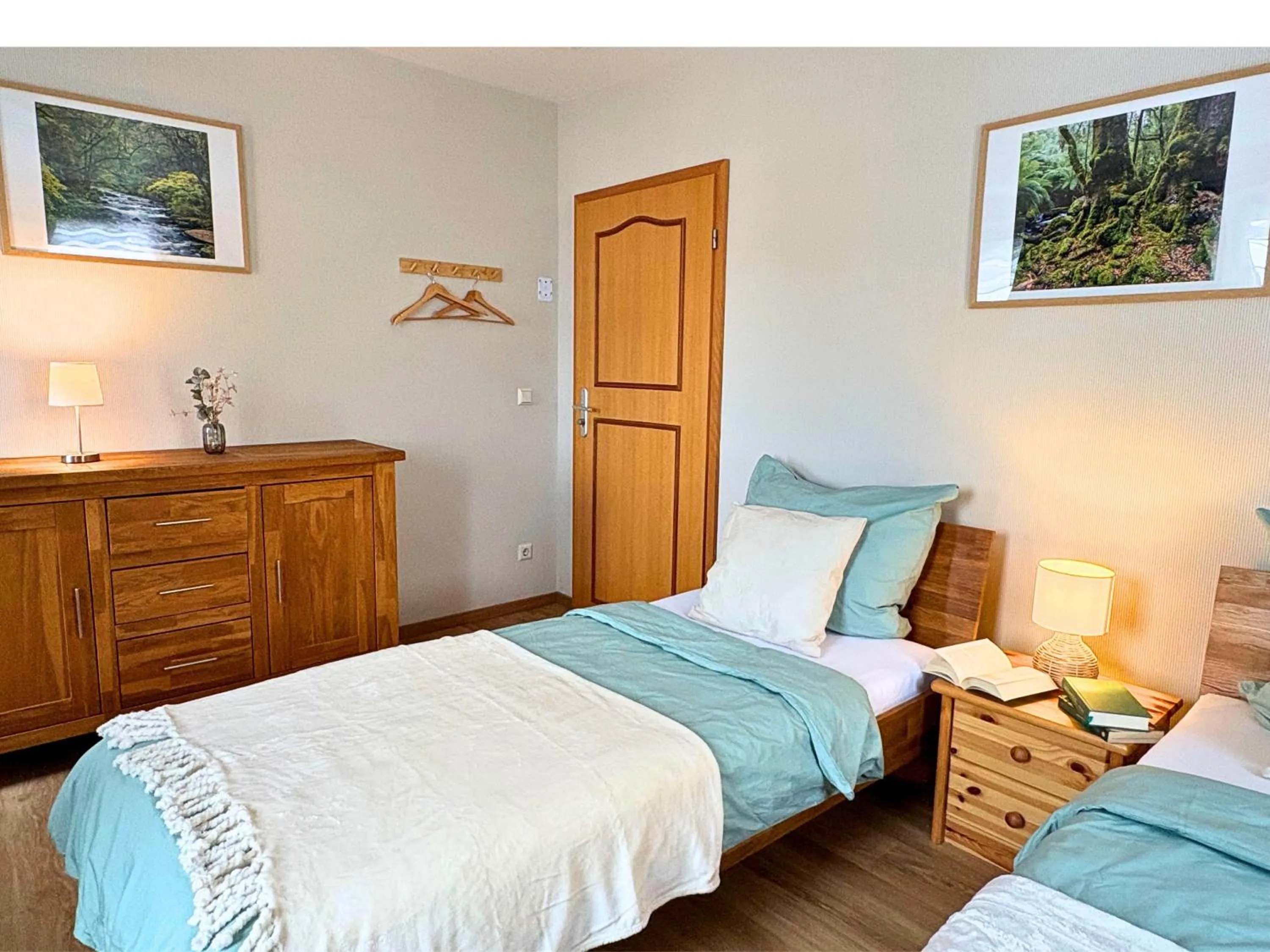 Bed in Ferienhaus Landeskrone für 10 Personen mit Sauna, Terrasse, inkl Parkplatz in Dresden