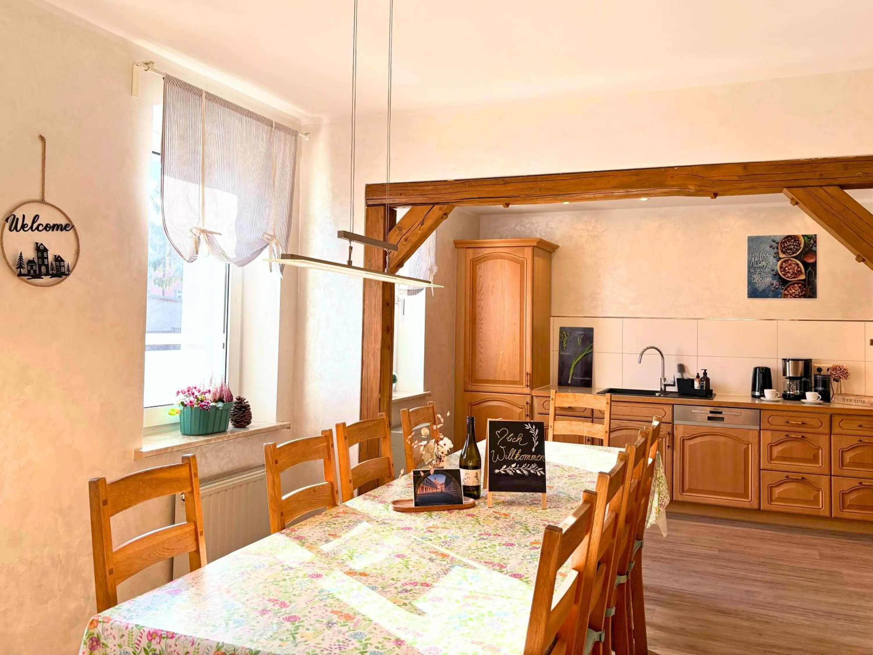 TV and multimedia in Ferienhaus Landeskrone für 10 Personen mit Sauna, Terrasse, inkl Parkplatz in Dresden