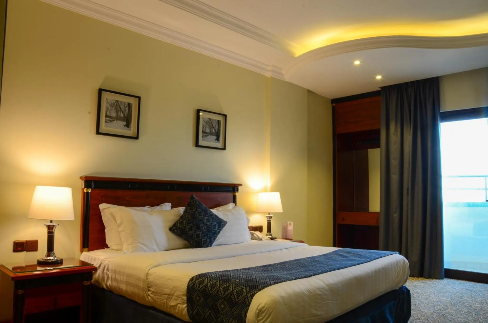 Photo of the whole room, Bed in Crown Tower Hotel