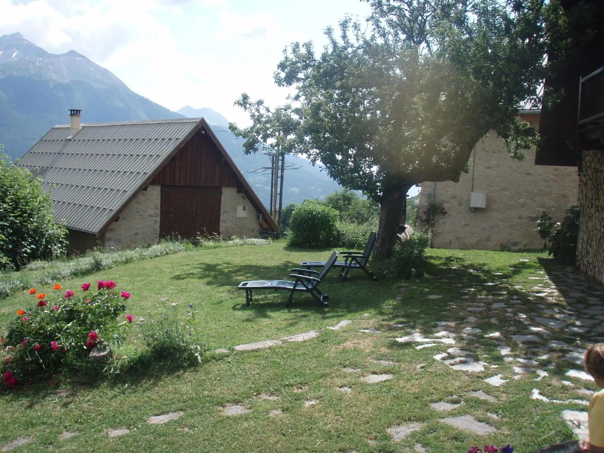 Garden in Chalet la Forestière