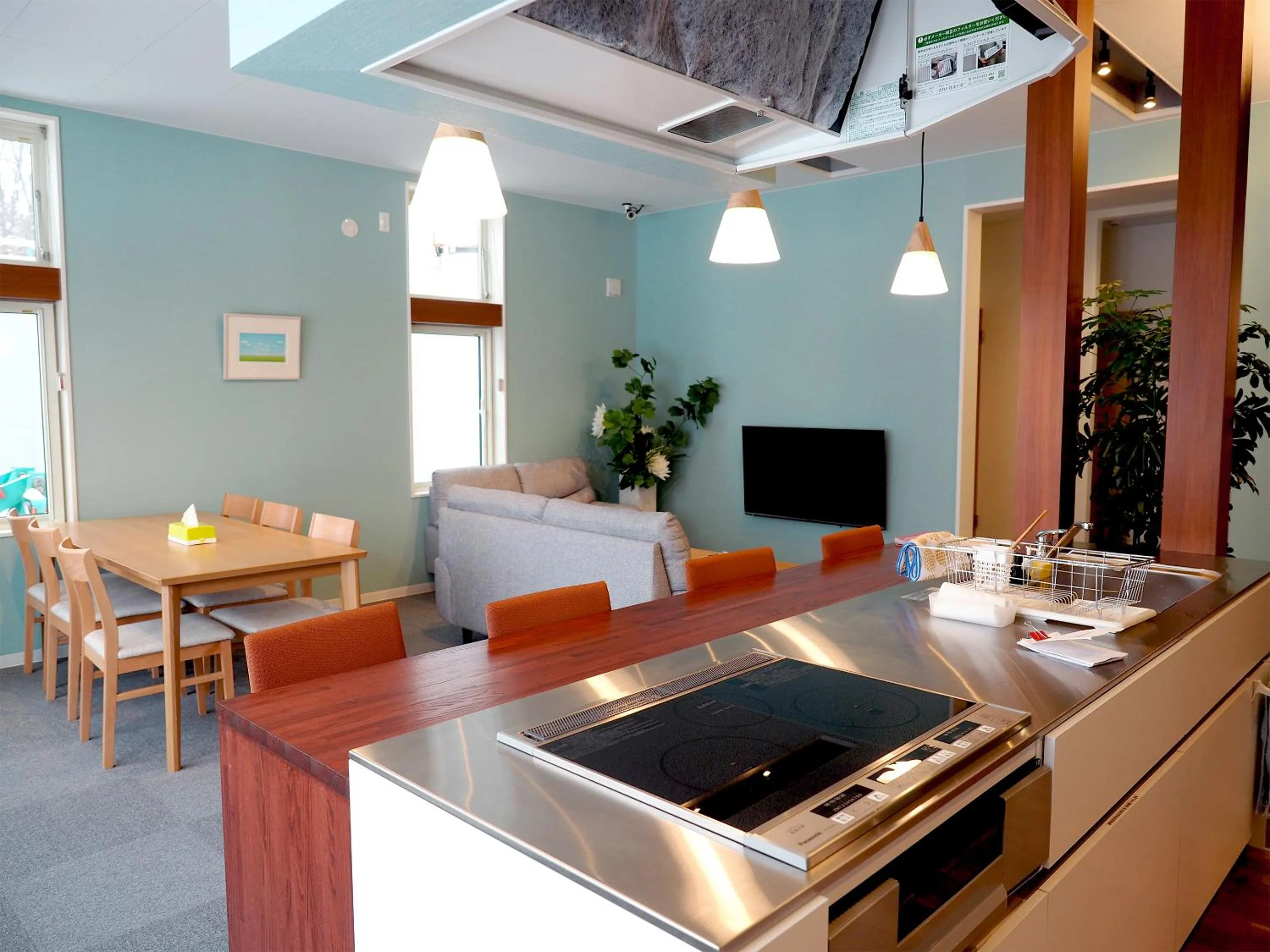 Communal kitchen in Choine Hotel Sapporo Teine