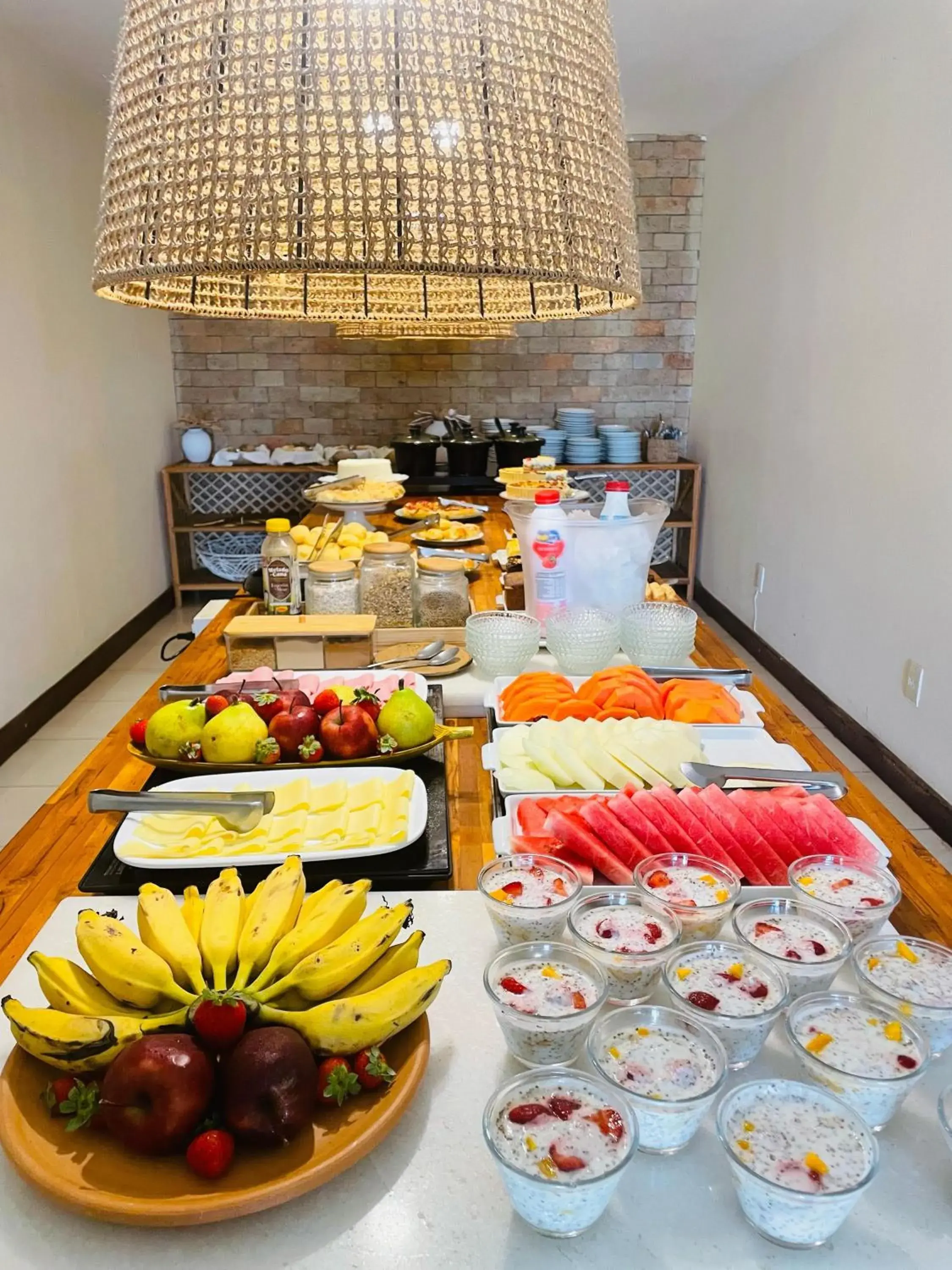 Buffet breakfast in Samba Villa da Praia Buffet breakfast in Samba Villa da Praia