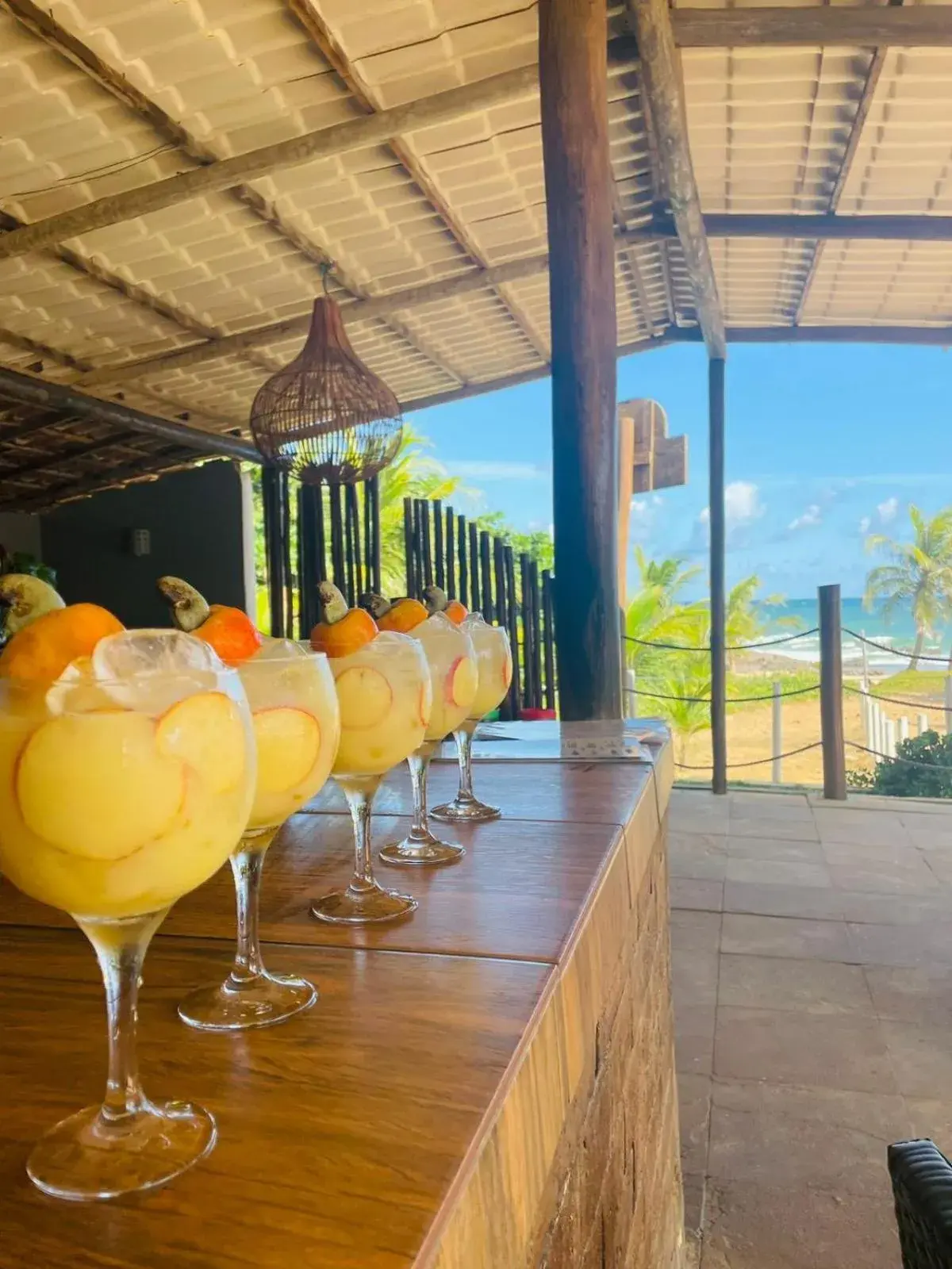 Food and drinks in Samba Villa da Praia Food and drinks in Samba Villa da Praia