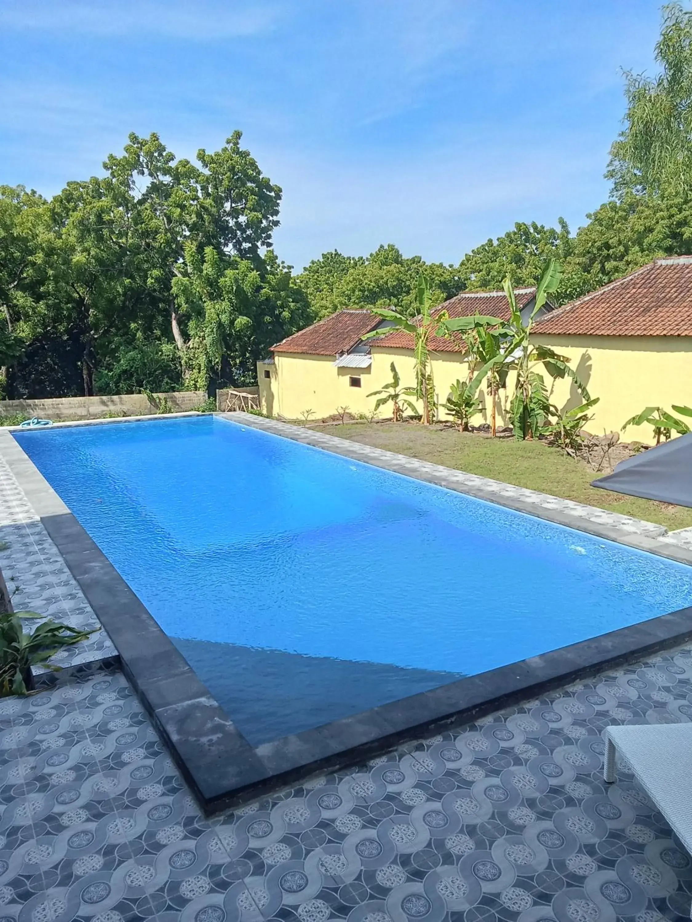 Swimming pool in Scuba Tribe Bali dive-resort Swimming pool in Scuba Tribe Bali dive-resort