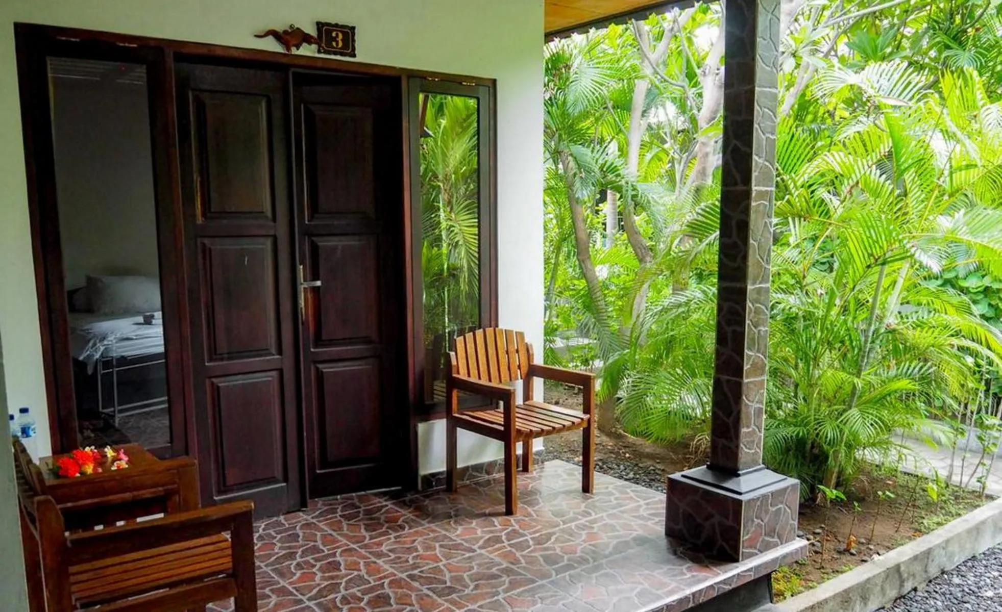 Balcony/Terrace in Scuba Tribe Bali dive-resort