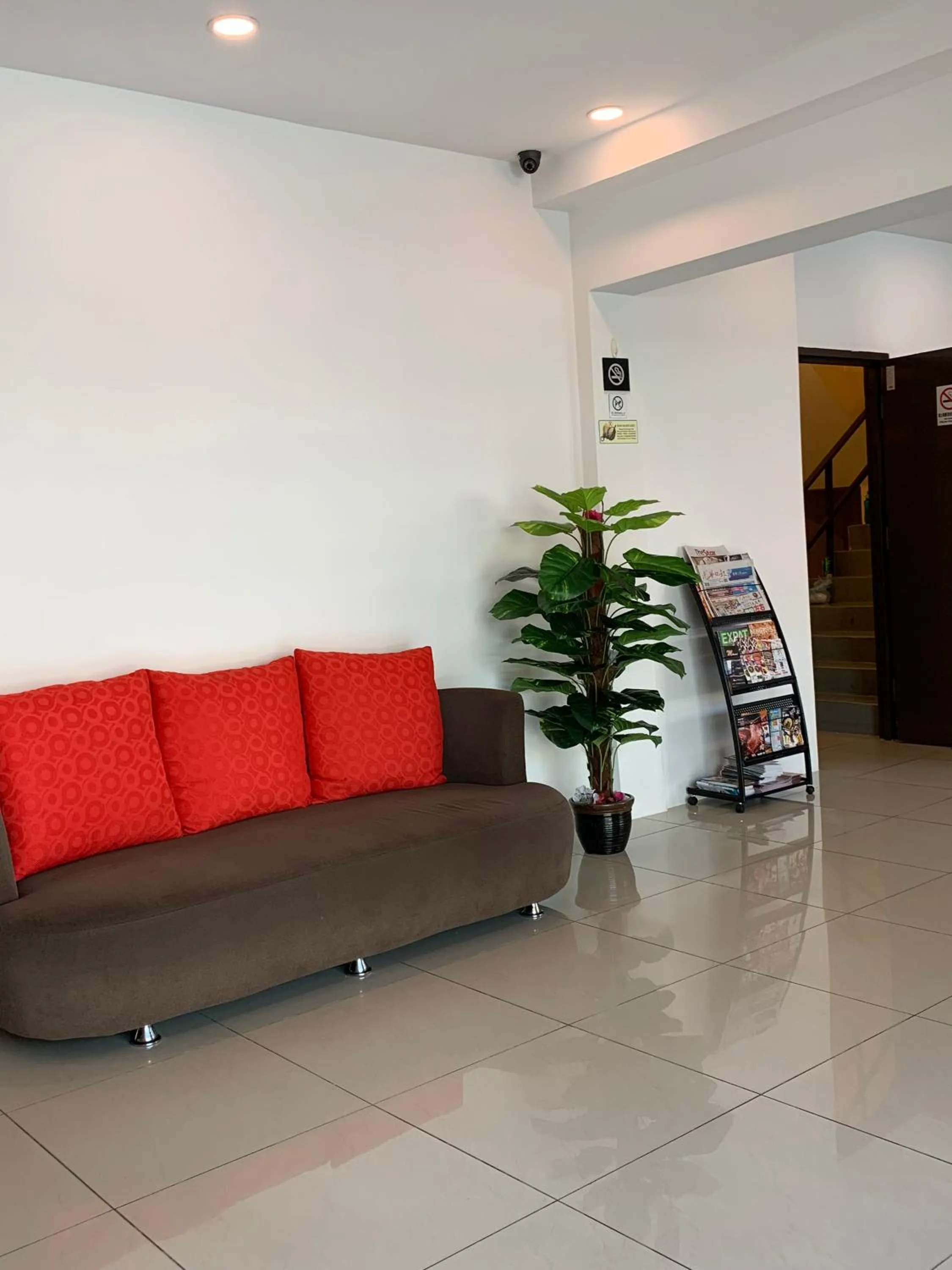 Seating area in Mii Smile Hotel Penang