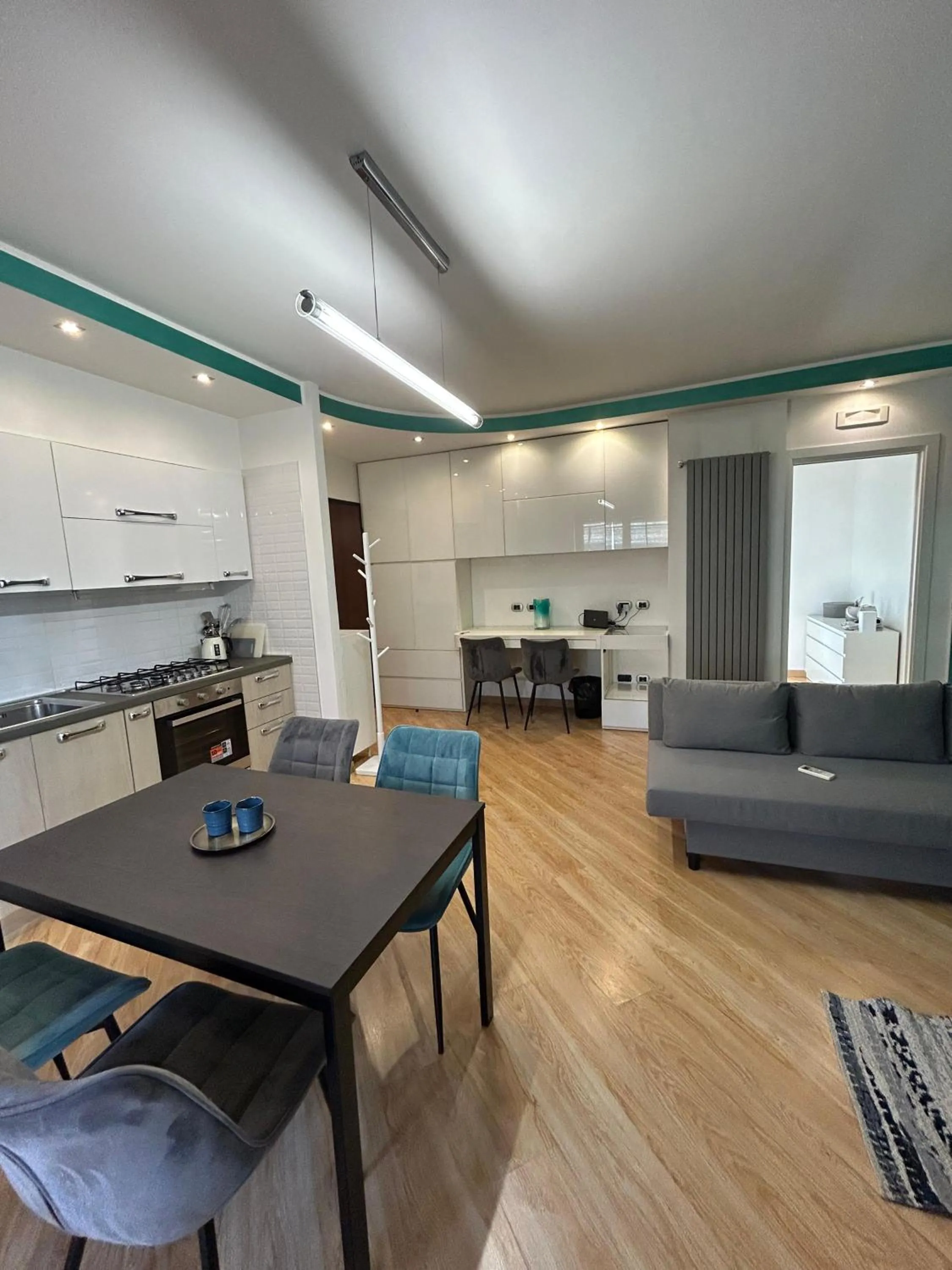 Kitchen or kitchenette in Hotel Ristorante Centosedici