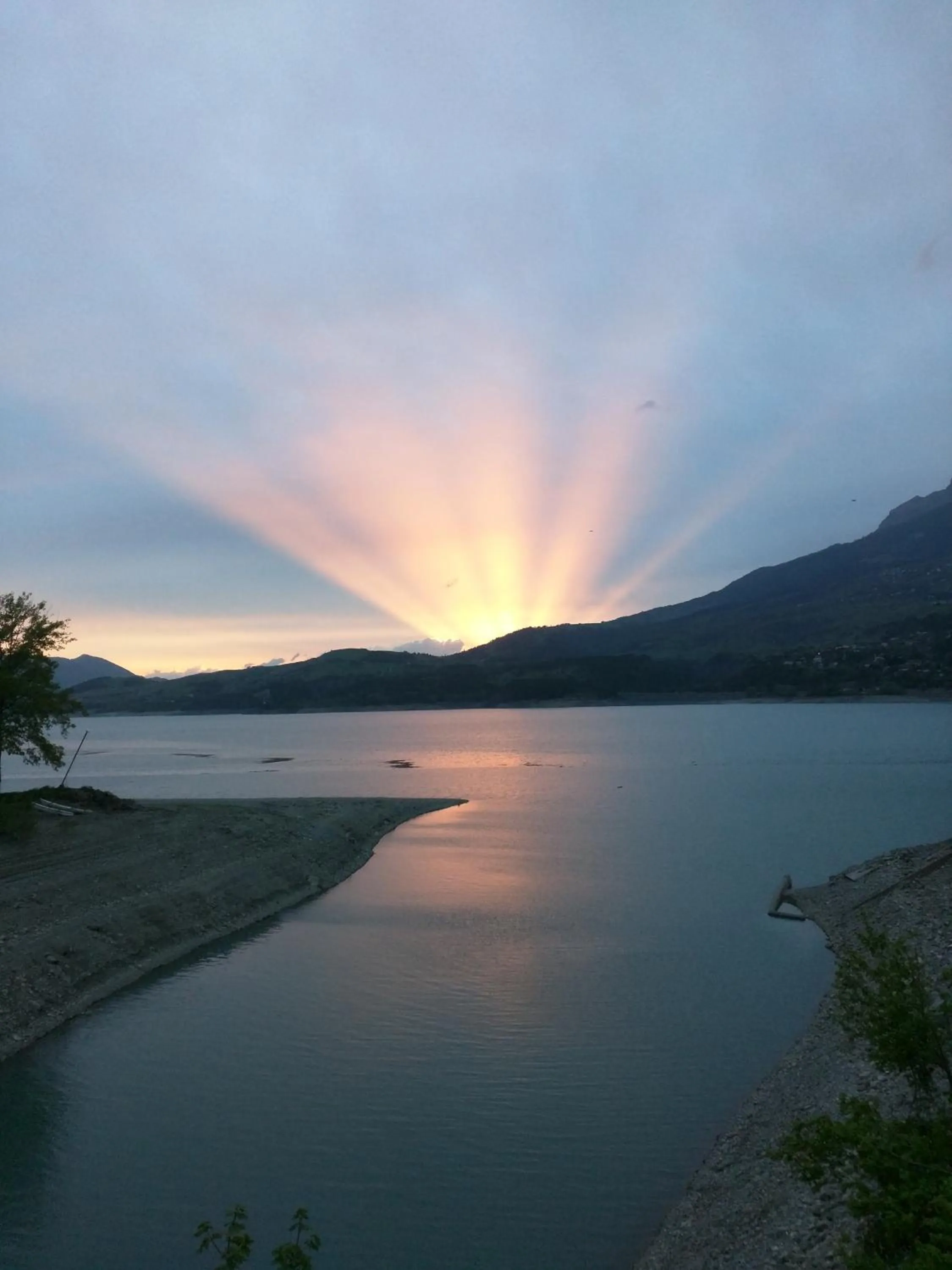 Sunset in Hôtel Les Flots Bleus