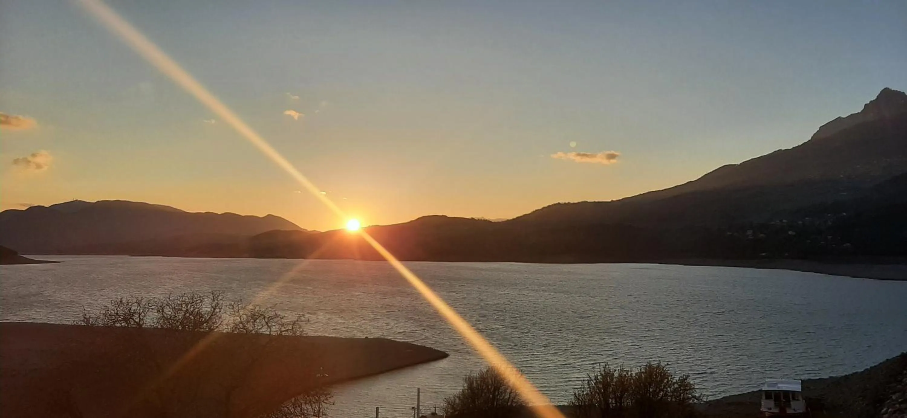 Sunset in Hôtel Les Flots Bleus