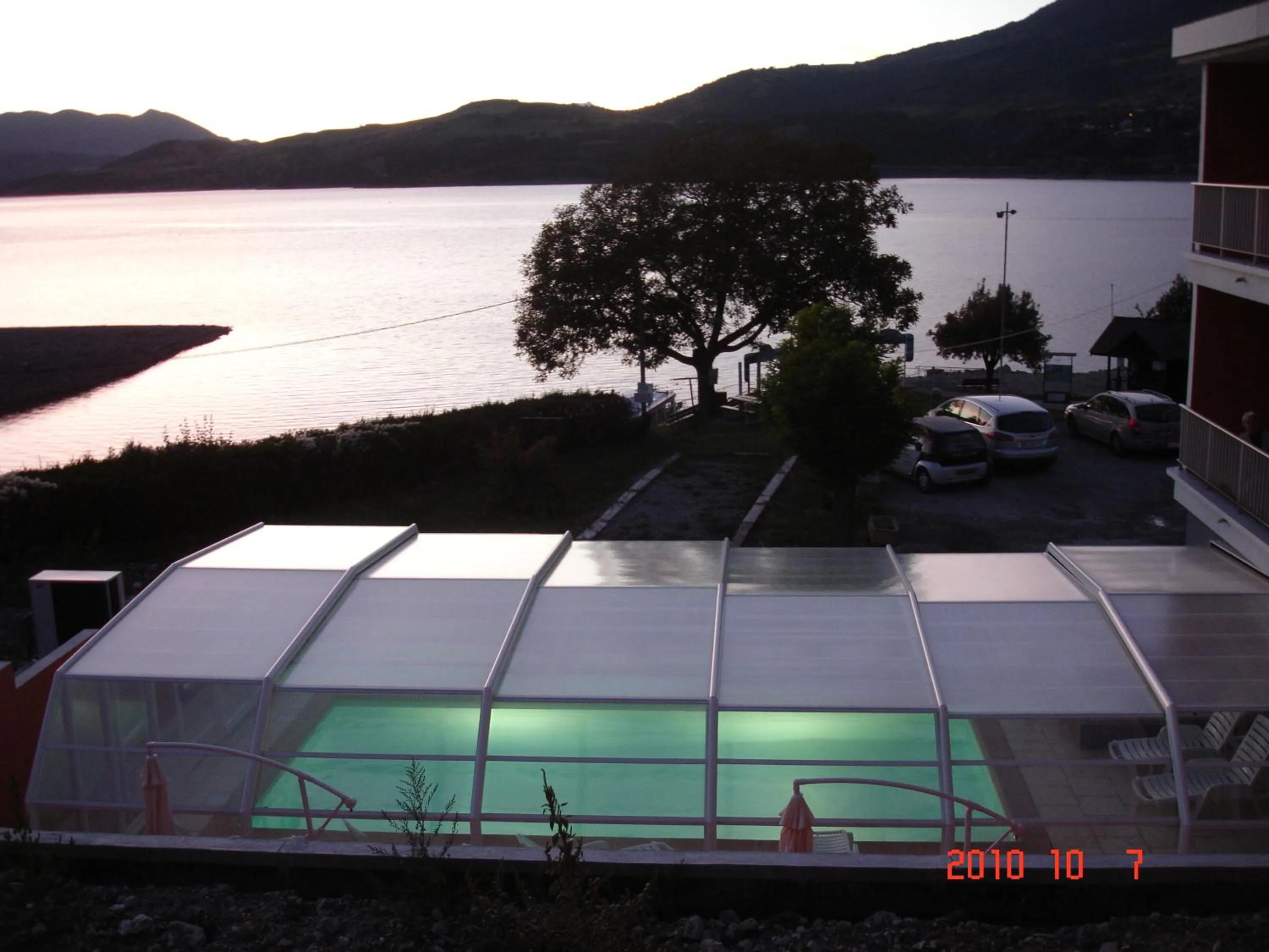 Swimming pool in Hôtel Les Flots Bleus