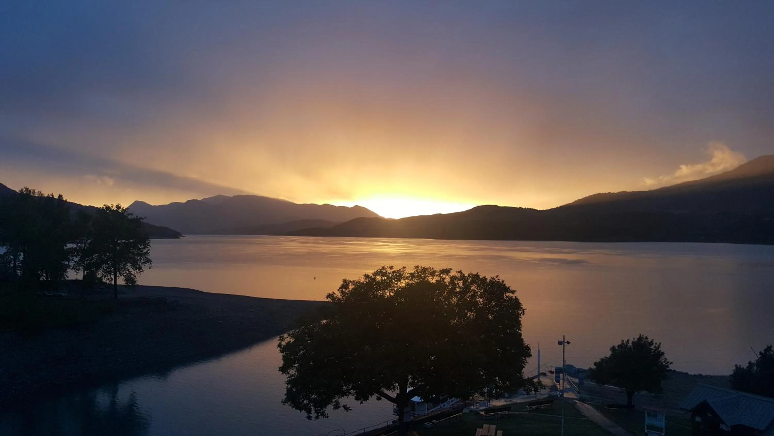 Sunset in Hôtel Les Flots Bleus