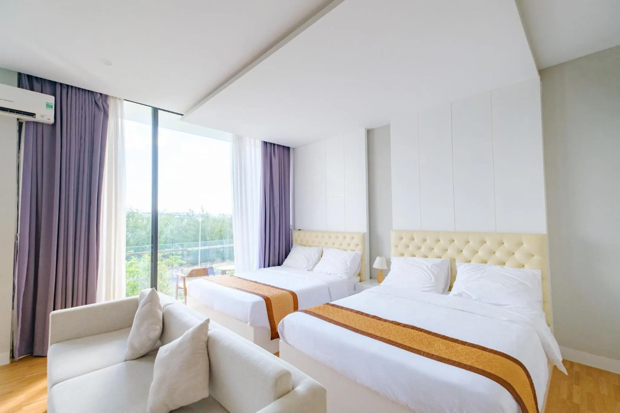 Bed in Khách sạn Minh Long