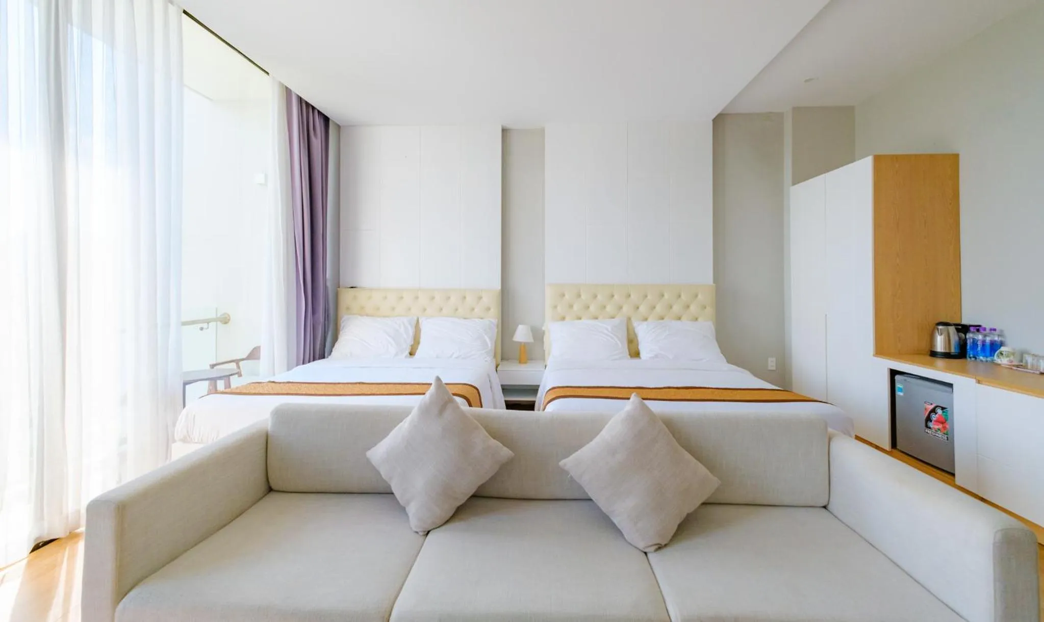 Bed in Khách sạn Minh Long