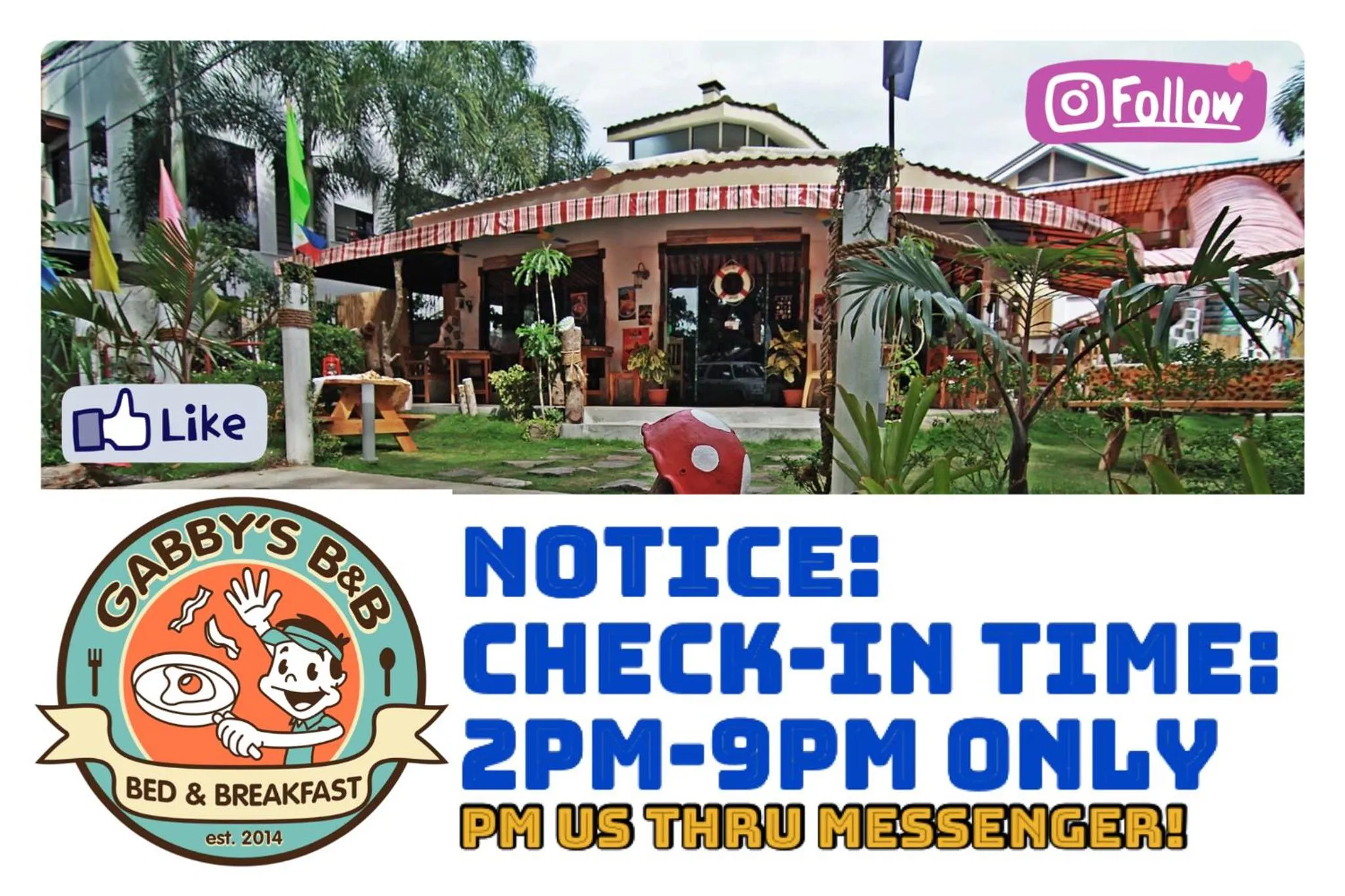 Property logo or sign in Gabby's Bed & Breakfast