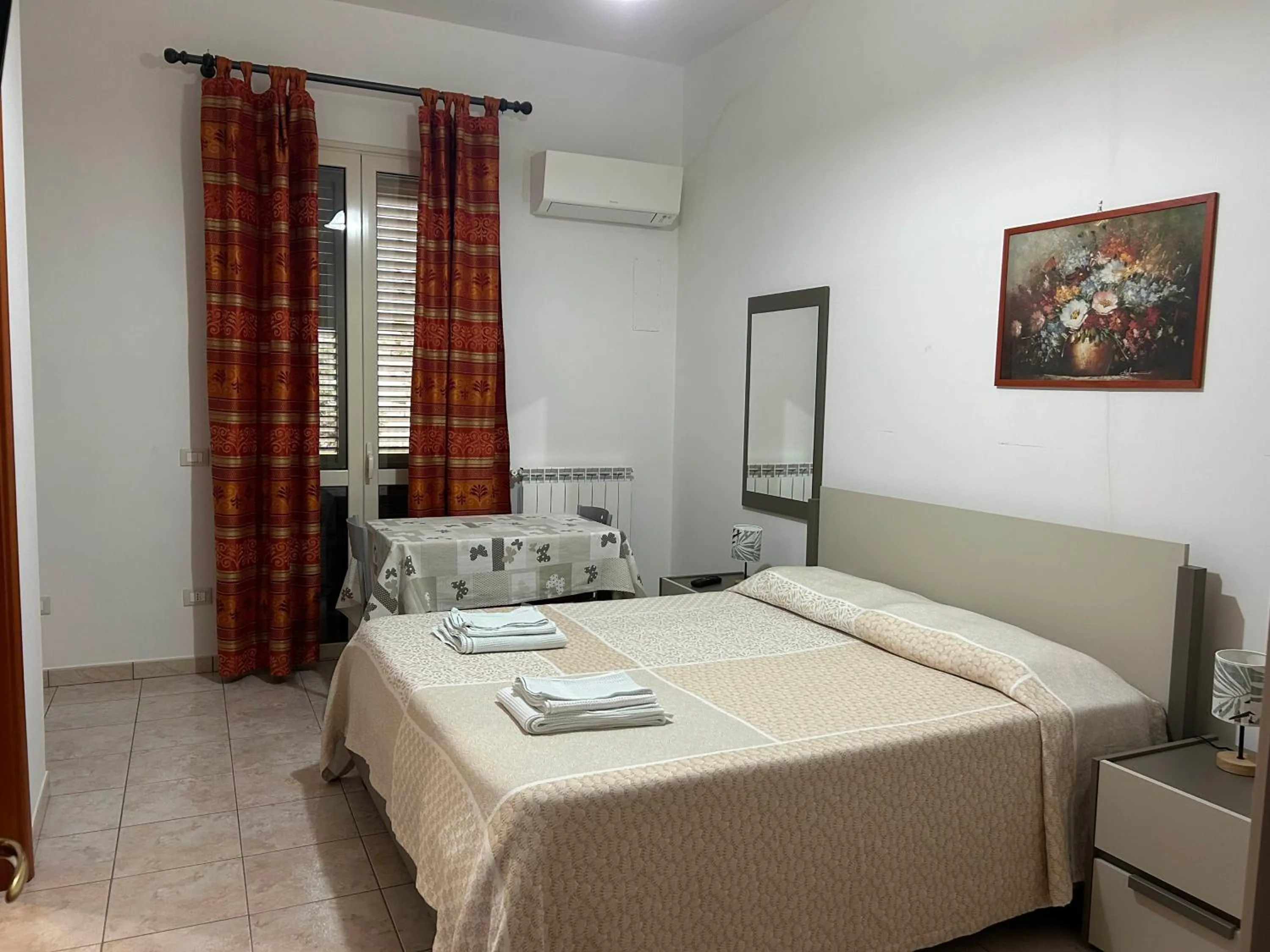 View (from property/room), Bed in B&B Villa Teresa