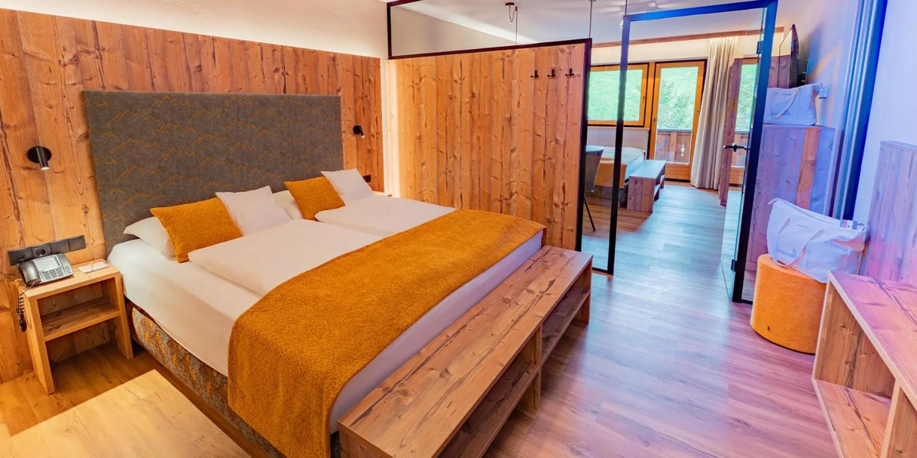 Photo of the whole room, Bed in Alpenbad Hotel Hohenhaus