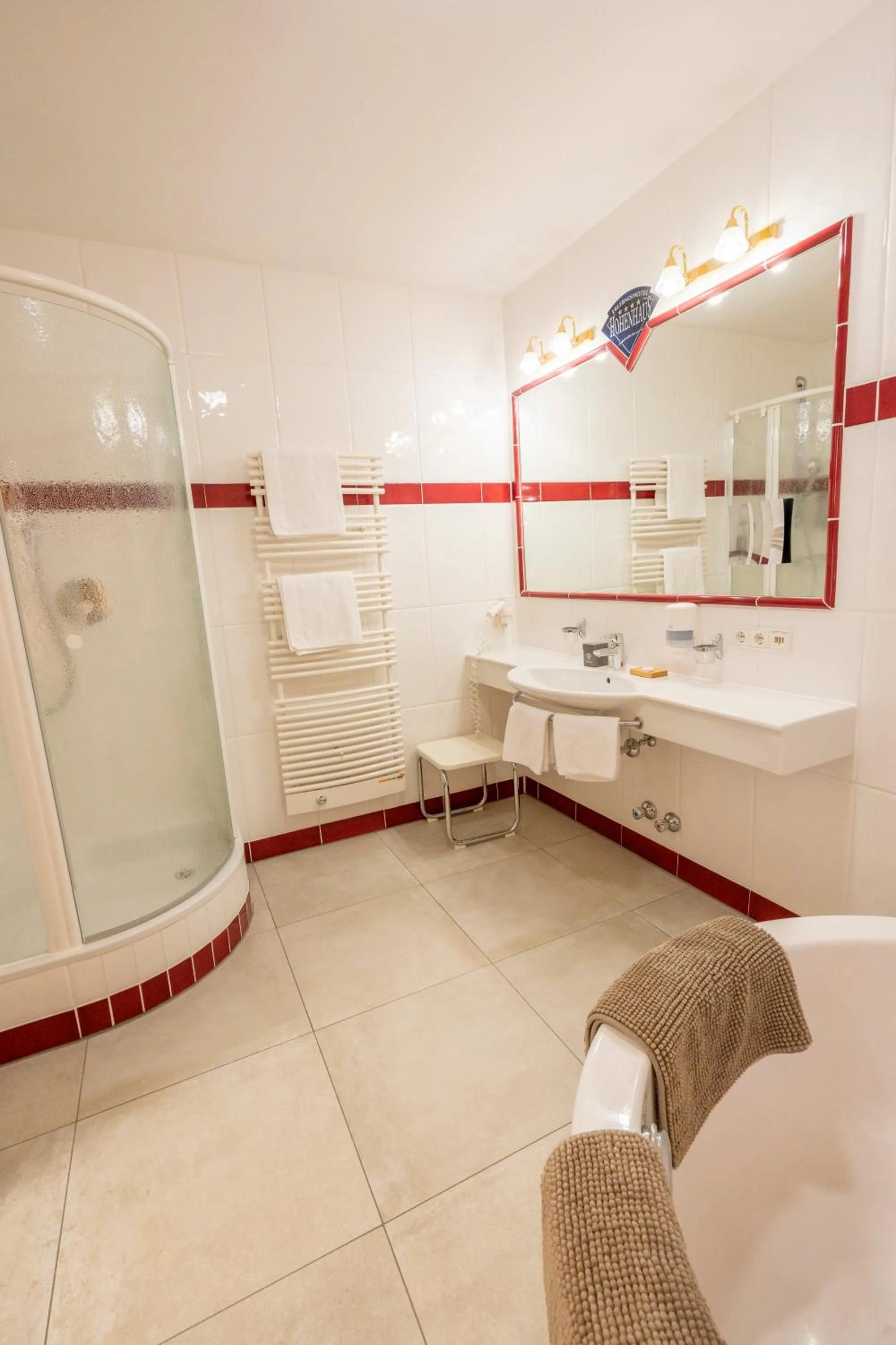 Bathroom in Alpenbad Hotel Hohenhaus