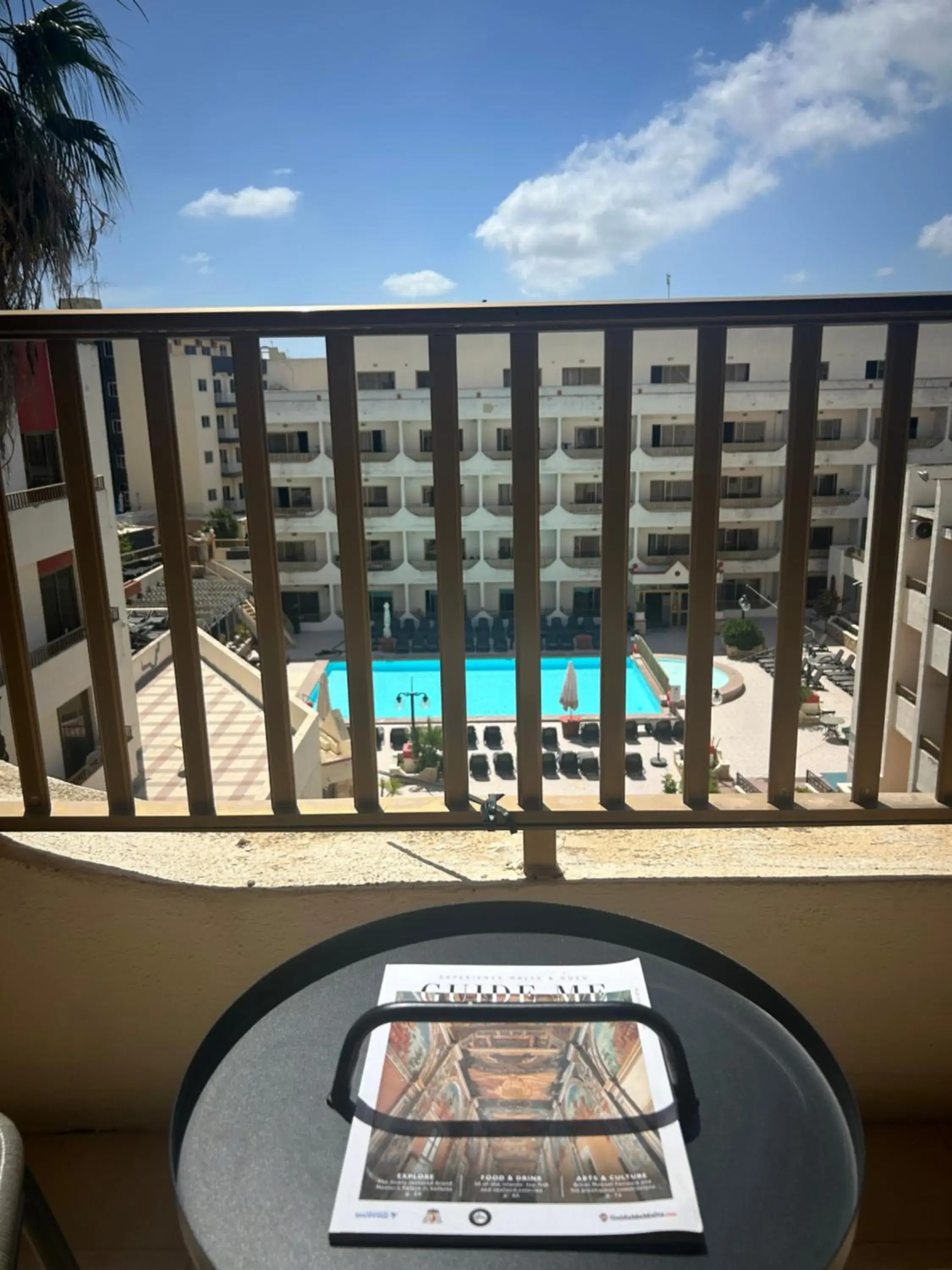 Pool view in The San Anton Hotel Pool view in The San Anton Hotel