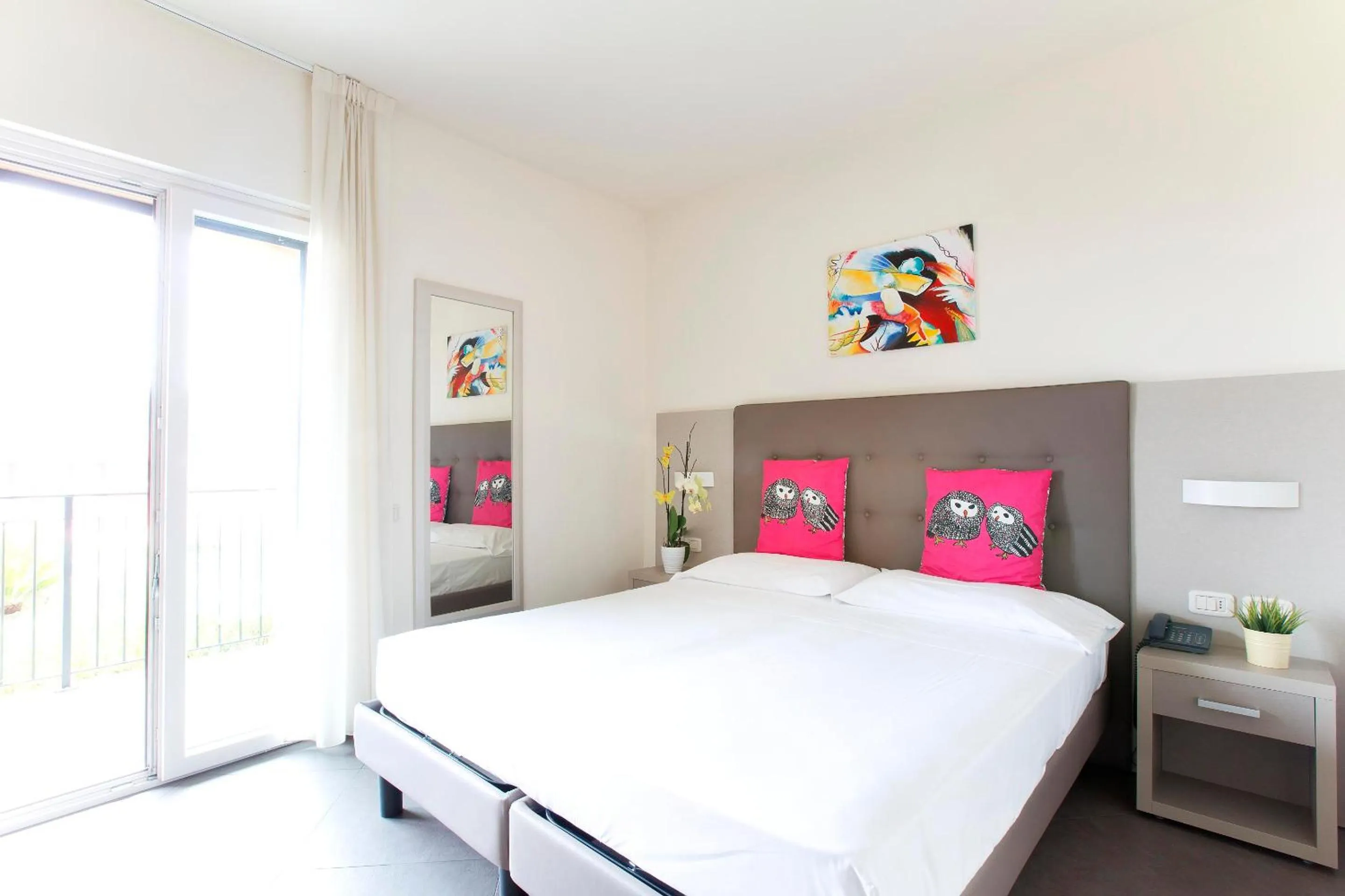 Bed in Hotel Belvedere