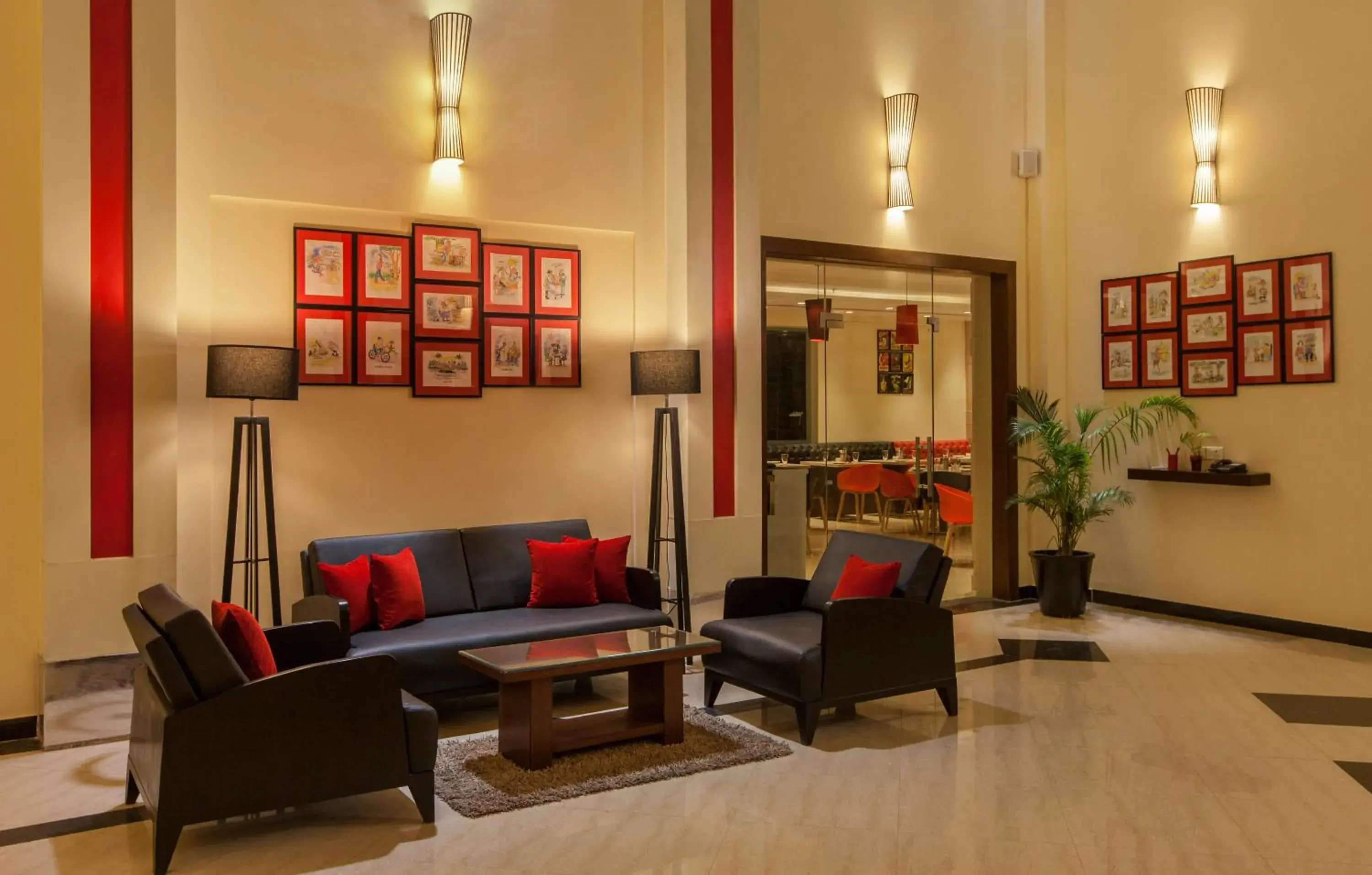 Lobby or reception in Red Fox by Lemon Tree Hotels, Alwar Lobby or reception in Red Fox by Lemon Tree Hotels, Alwar