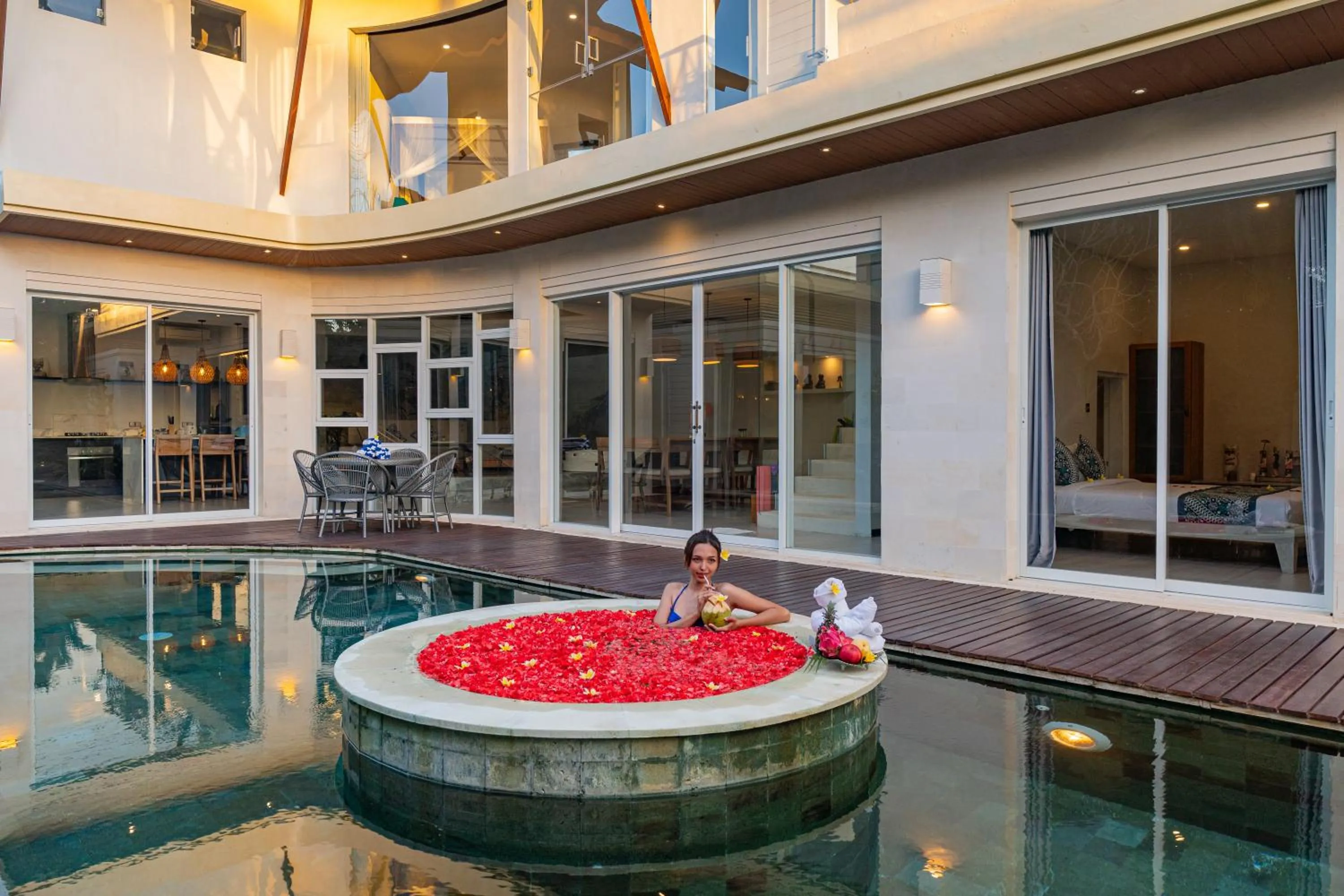 Pool view in Luxury - Villa K - Central Seminyak