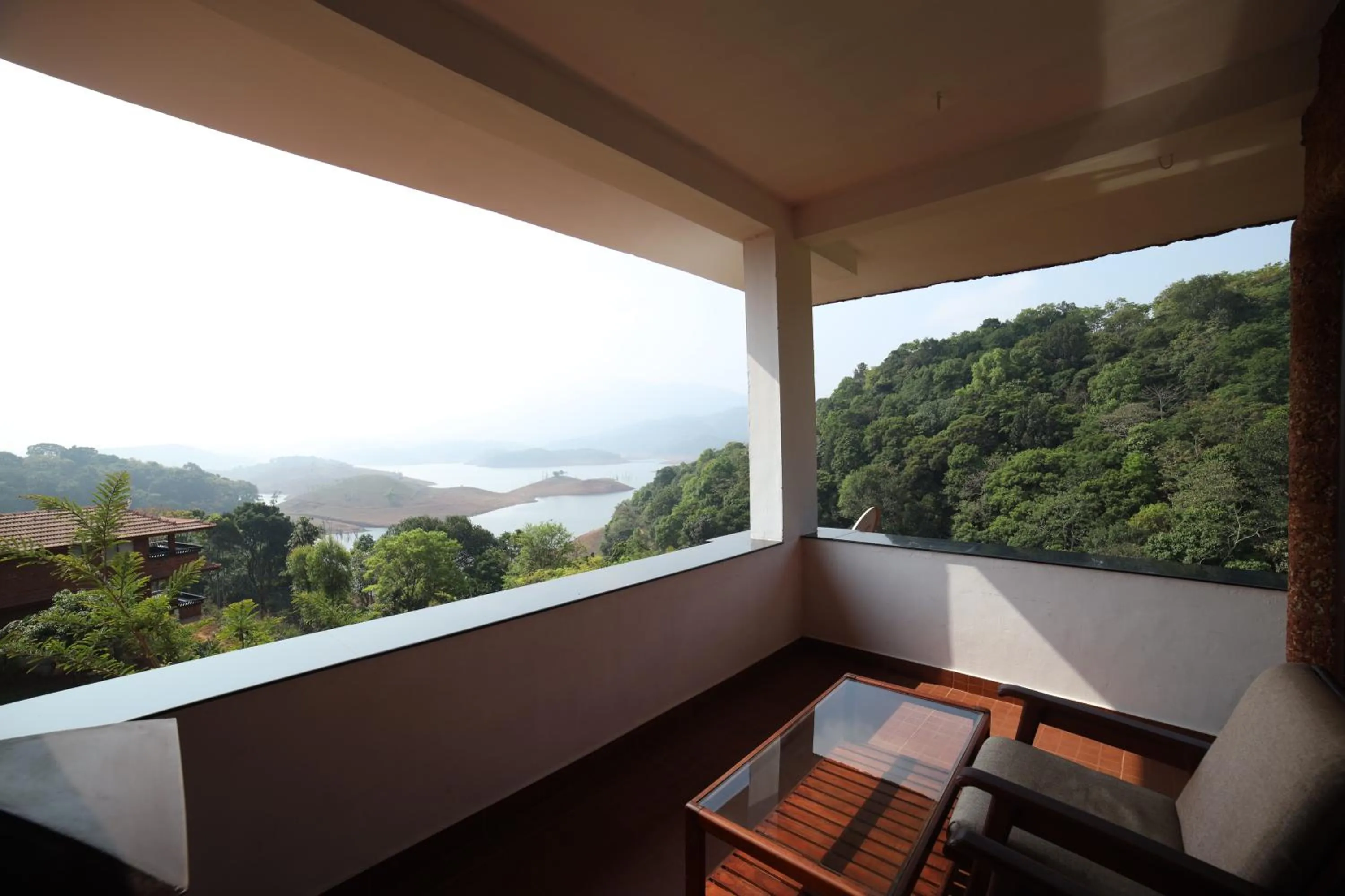 Balcony/Terrace in CONTOUR ISLAND RESORT & SPA , wayanad