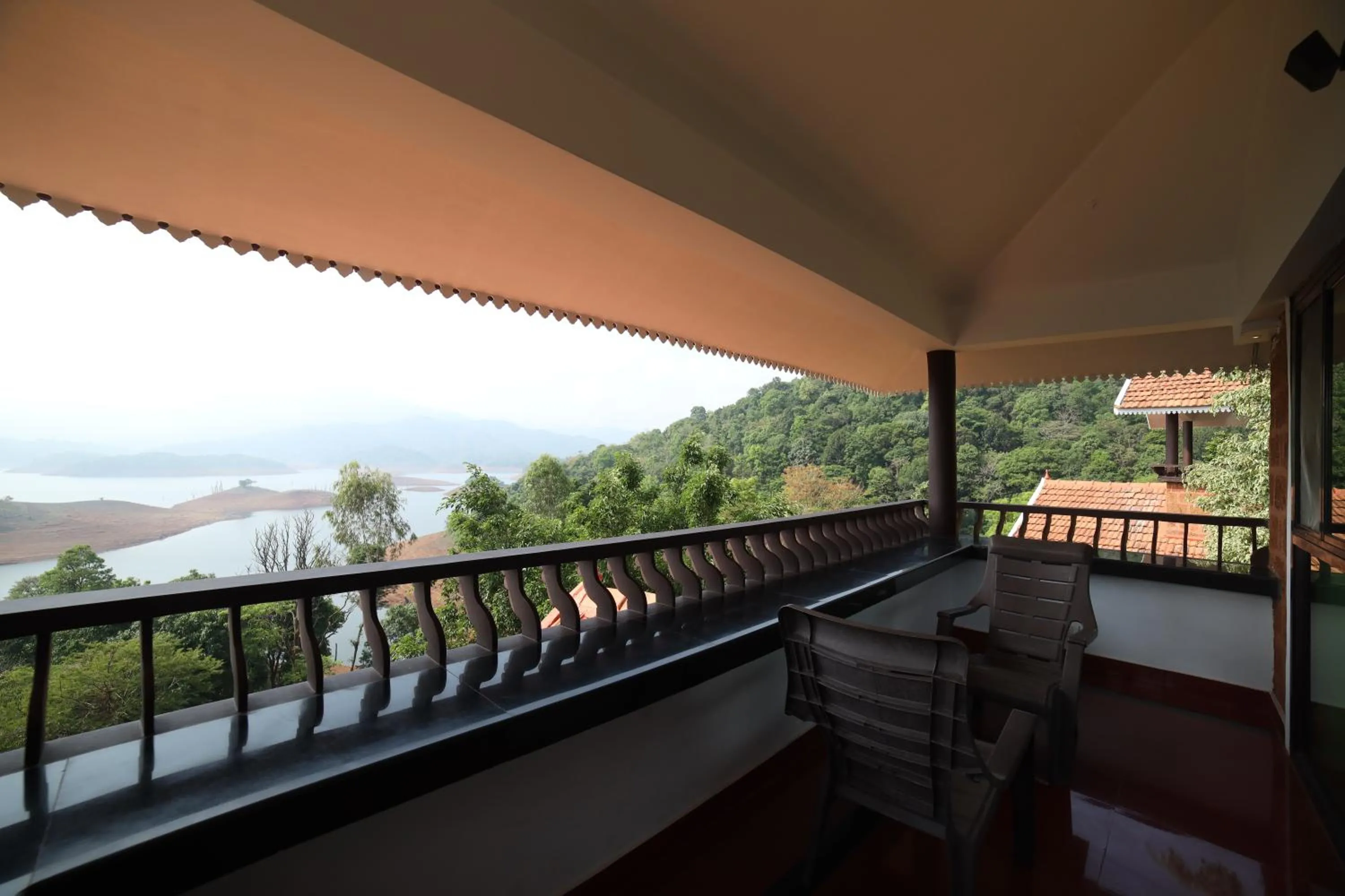 Balcony/Terrace in CONTOUR ISLAND RESORT & SPA , wayanad