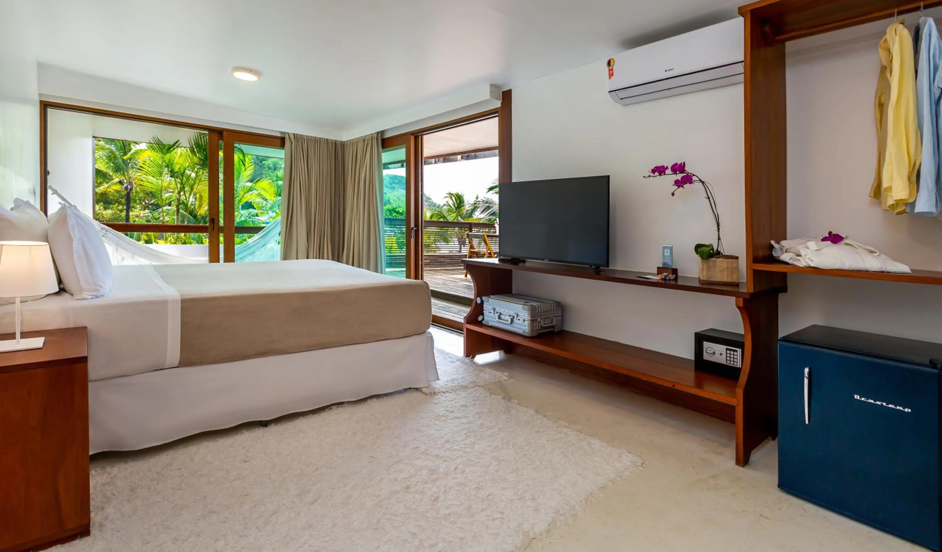 Bed in Pousada Sambass