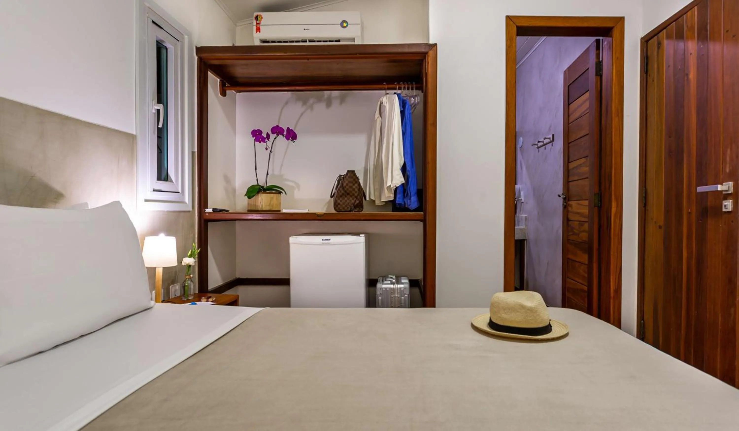 Bed in Pousada Sambass