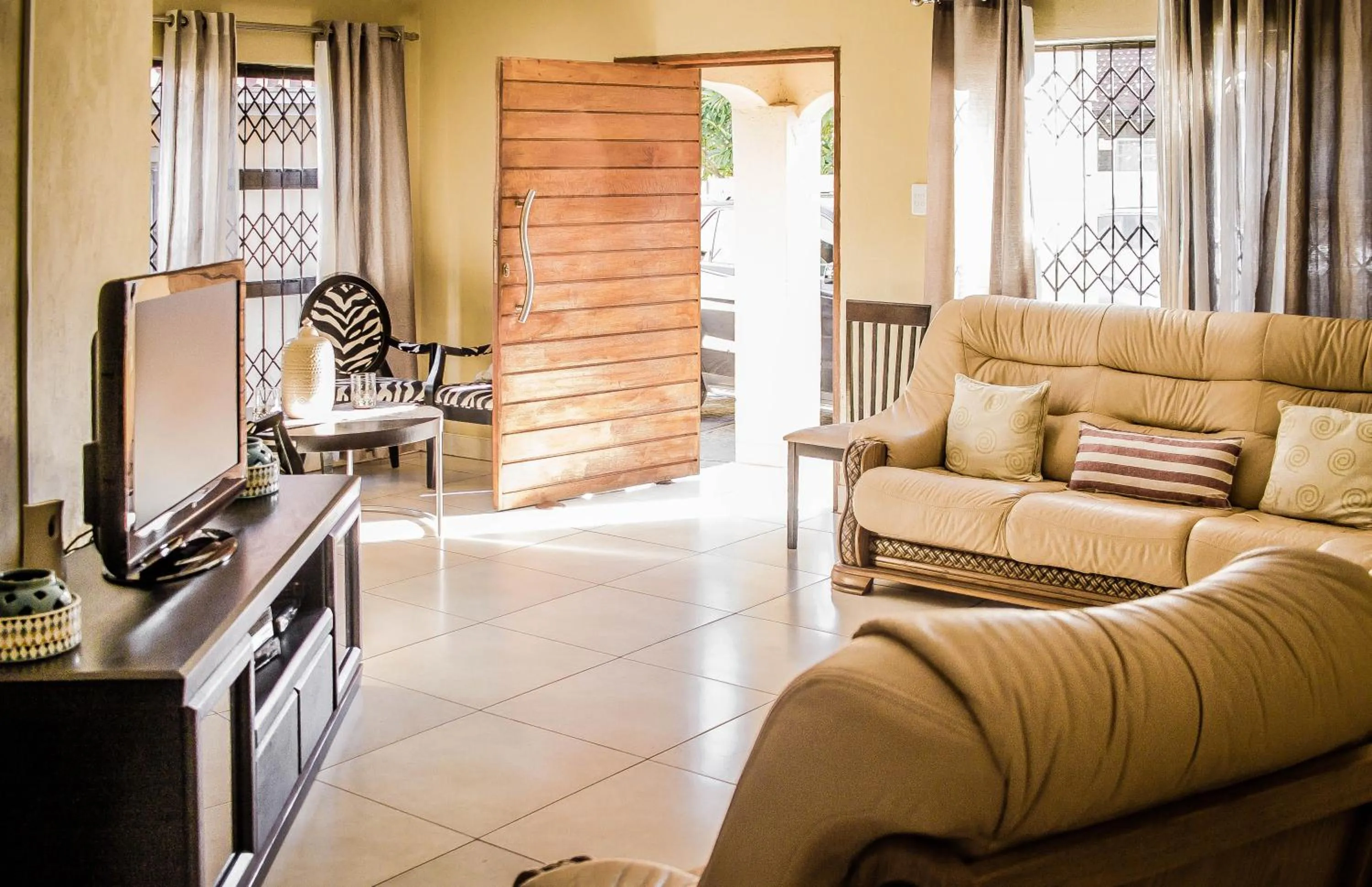Seating area in Seokobale Guesthouse