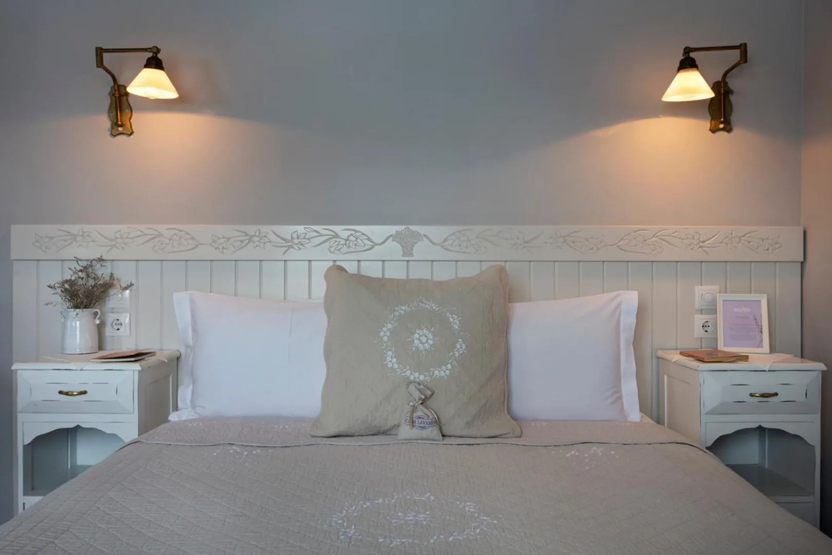 Bed in Casa Lavanda Boutique Hotel